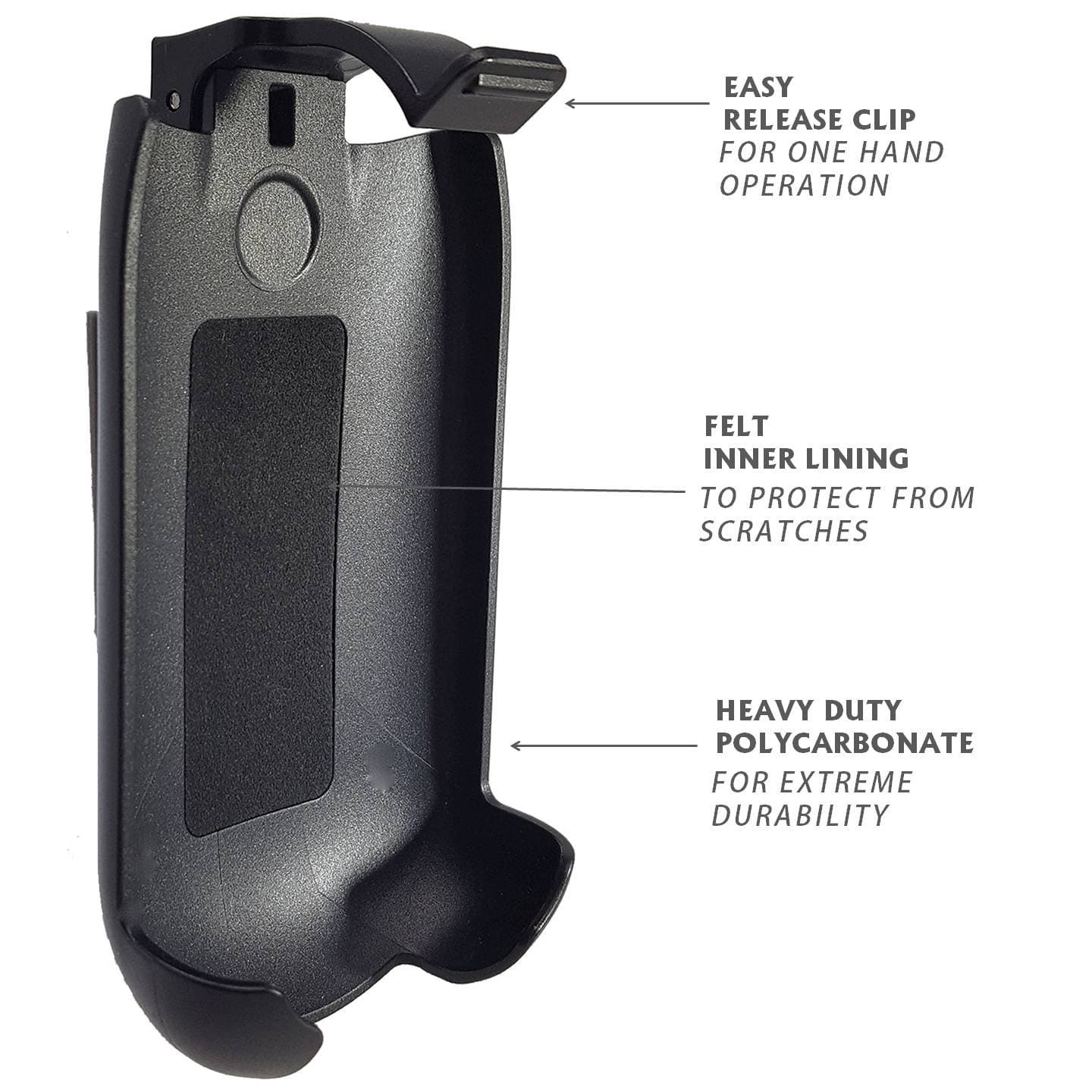 KYOCERADuraXV LTE E4610 Belt Clip Holster Black (LEIF)