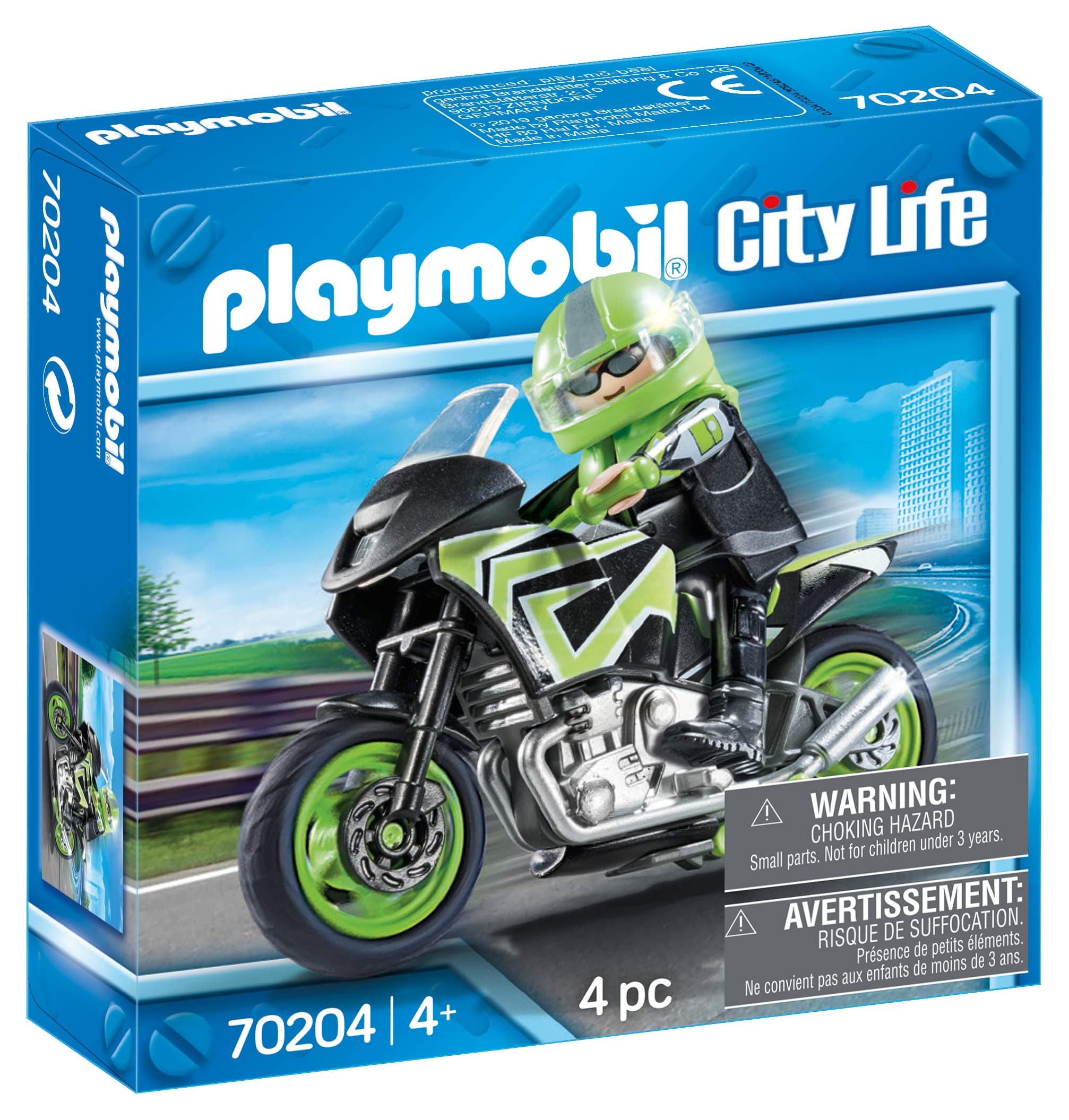 PlayMOBIL City Life 70204 Motorcycle Tour 4 Years and Up