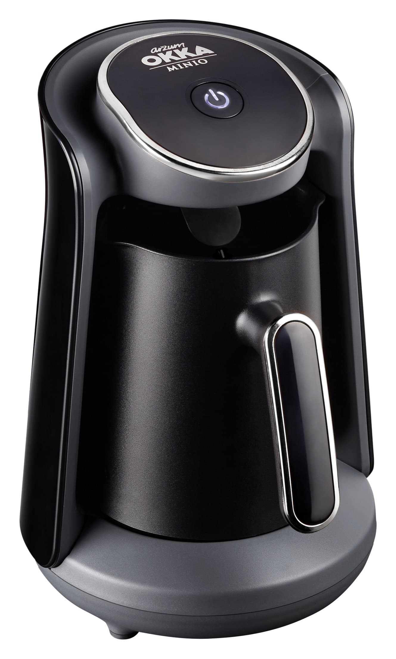 Arzum OK004-K Turkish Coffee Machine, Plastic, 480 W,0.3 liters, Black/Chrome