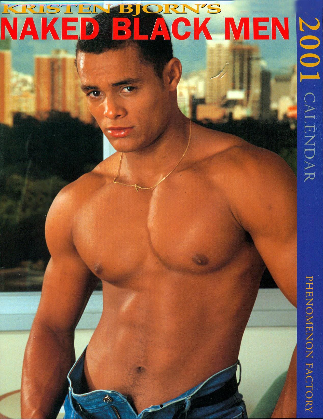 Kristen Bjorn's Naked Black Men Calendar 2001-Gay Collectible Item-NEW