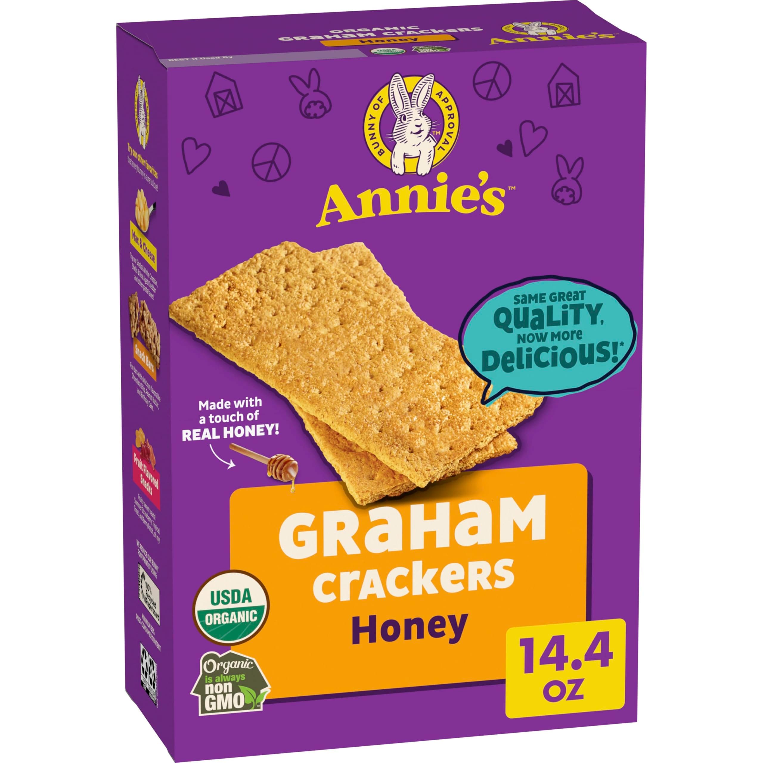 Annie's Homegrown Organic Honey Grahams Crackers 408g (Pack of 2)