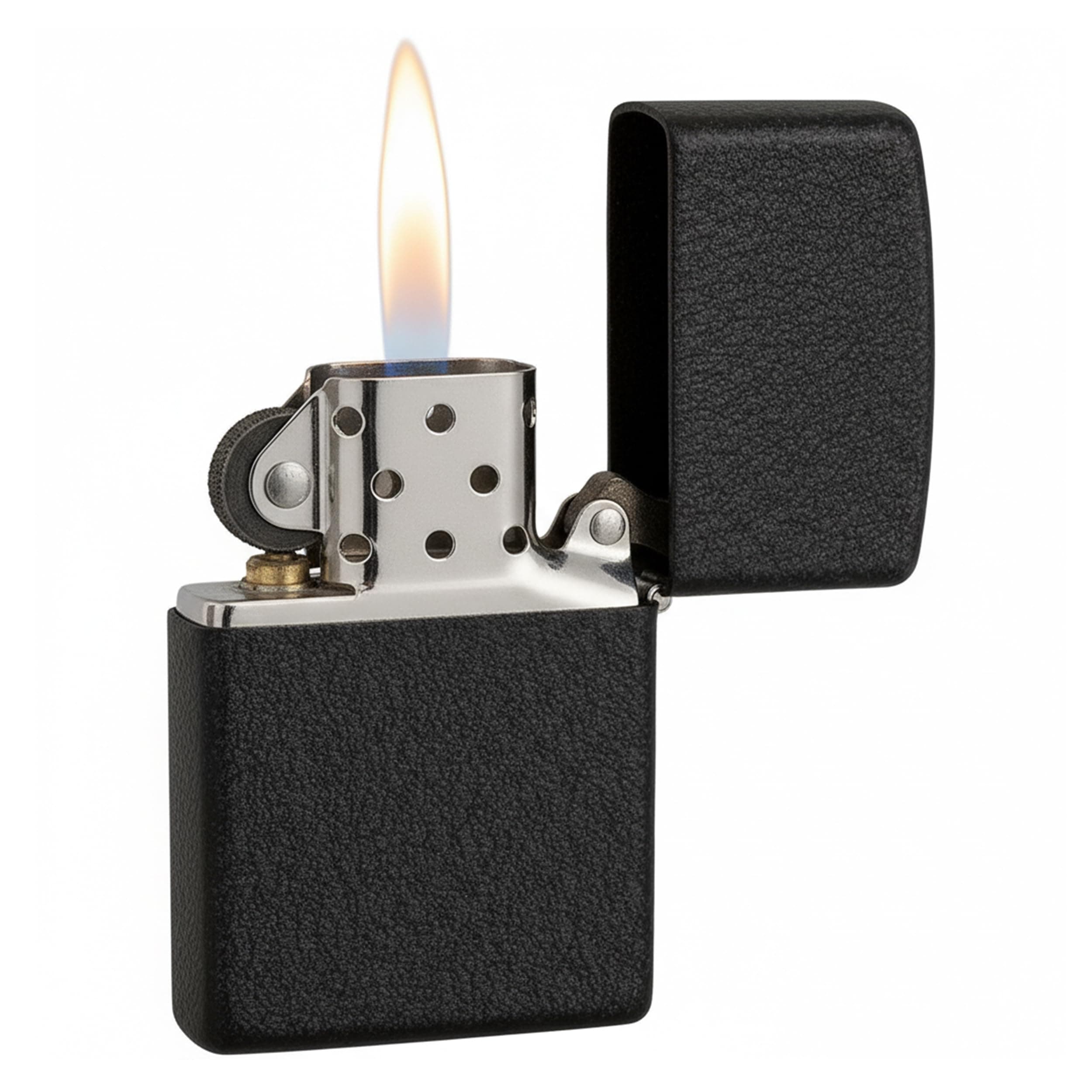 Zippo Lighter Black Crackle