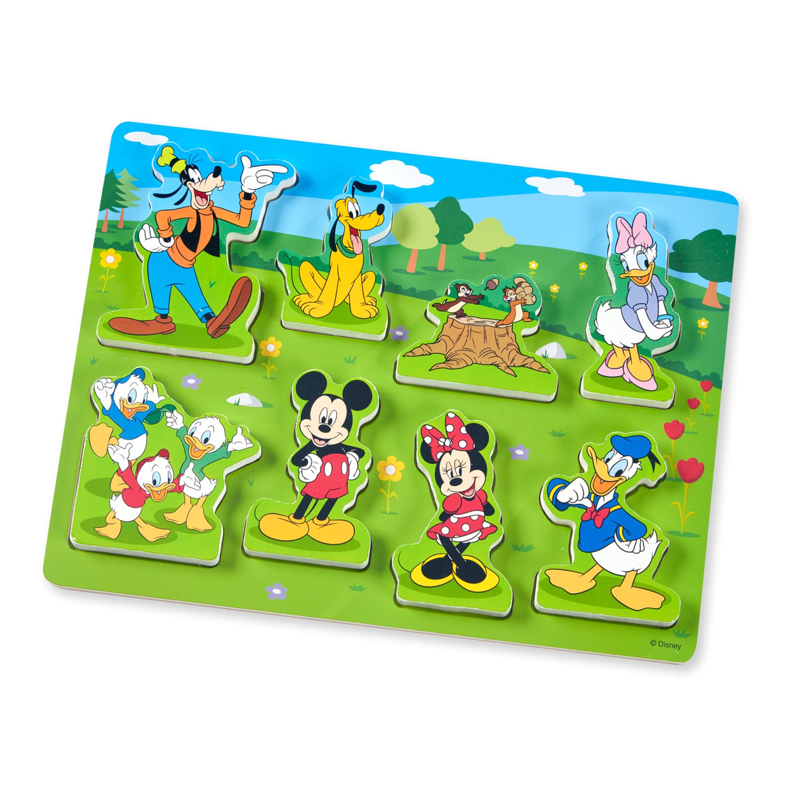 Disney Mickey Mouse Clubhouse Wooden Chunky Puzzle (8 pcs)