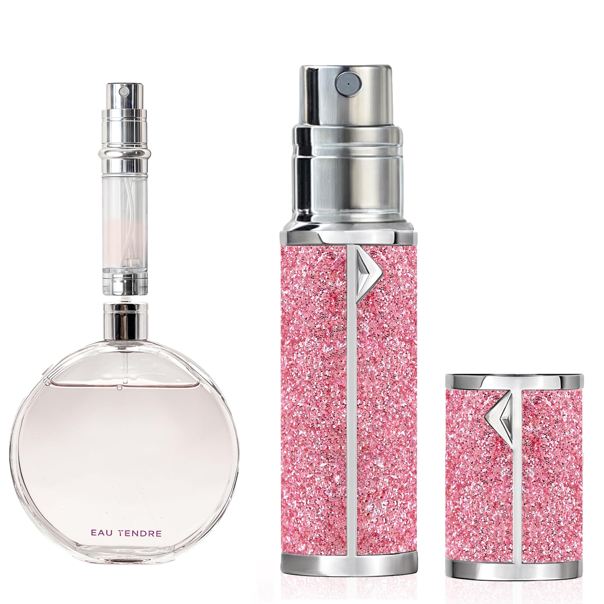 – AB00PK Perfume atomizer,Refillable Perfume Bottle, Pocket Cologne atomizer, Bottom Fill, Suitable for travel and vacation, birthday and anniversary, 5ml(pink)