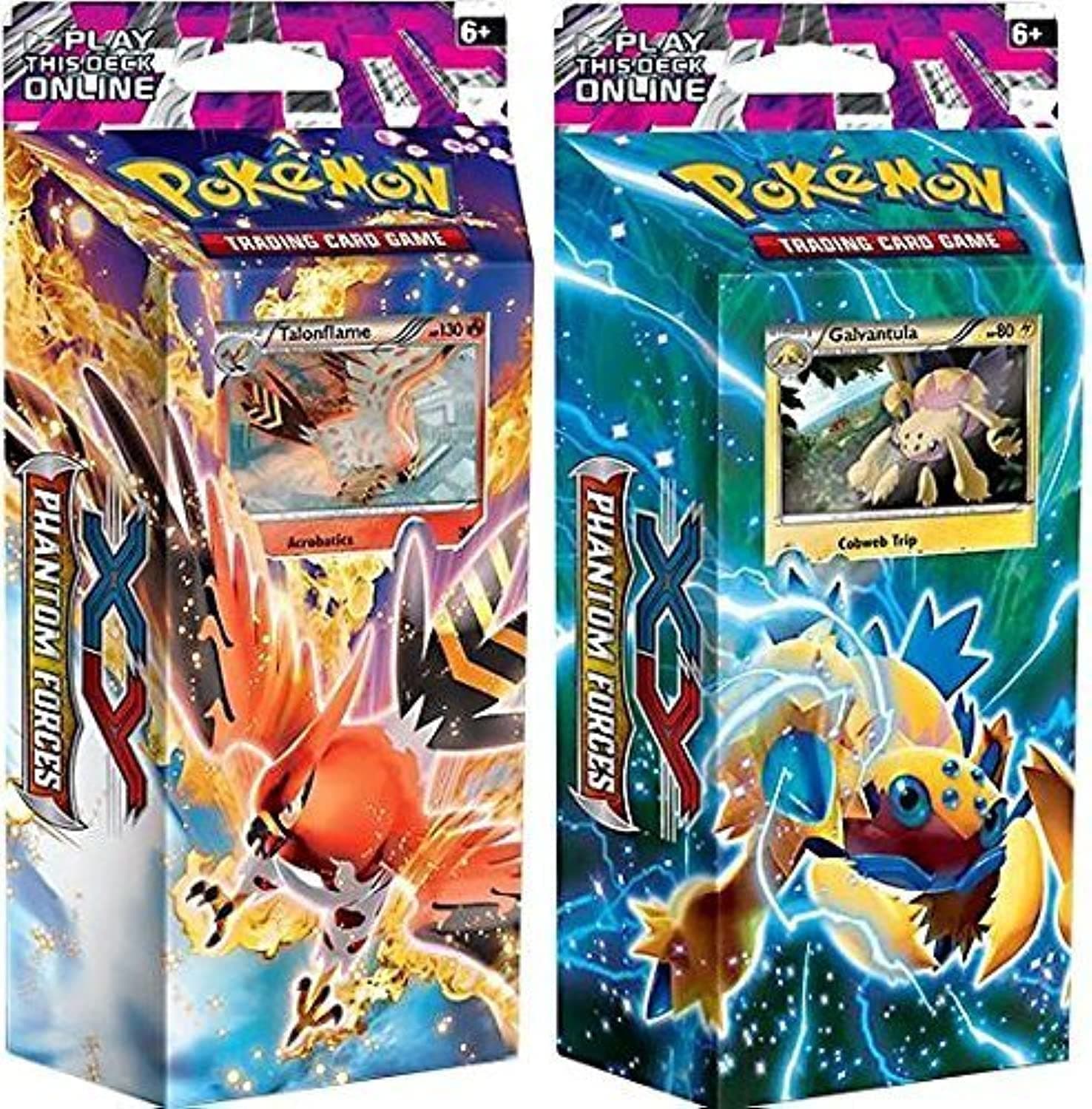 Pokemon X & Y Phantom Forces Burning Winds & Bolt Twister Theme Decks