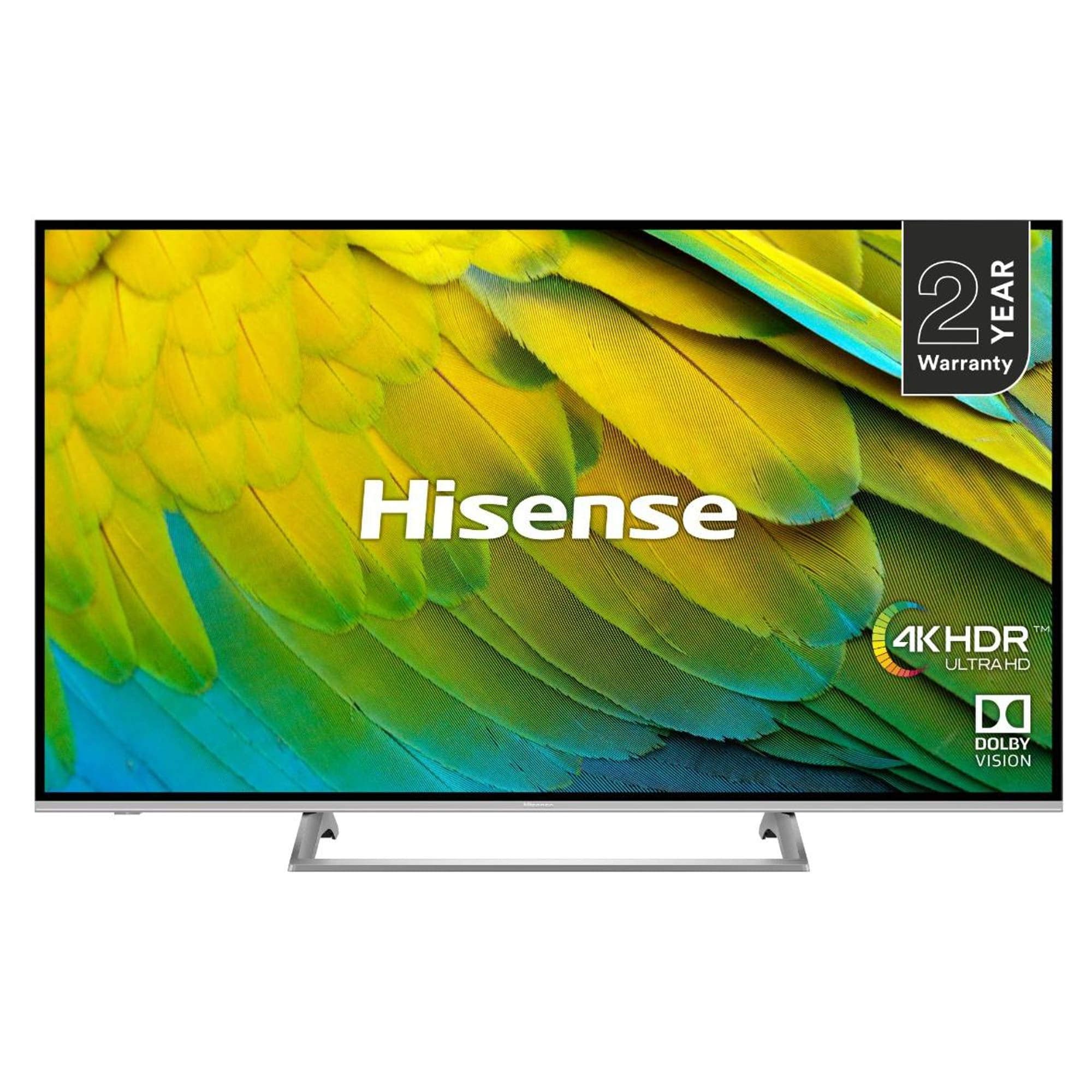 HISENSE H50U7BUK 50-Inch 4K UHD HDR Smart ULED TV with Freeview Play (2019), Operating System VIDAA