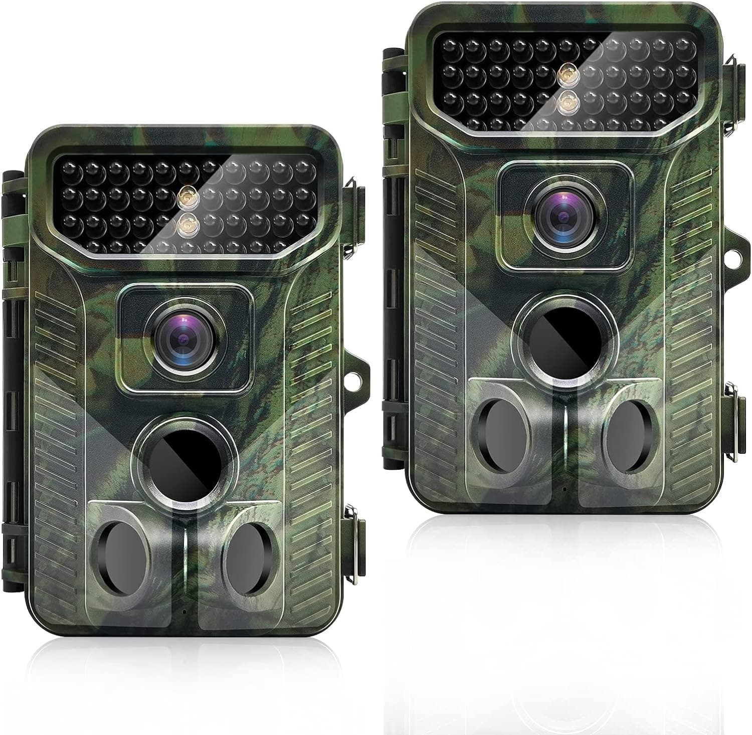GETLINK Trail Camera, 1080P 20MP Gaming Camera, Night Vision Motion Activated Waterproof 120° Wide Angle, 0.2s Trigger Hunting Trail Cam, Non-Luminous Infrared LED for Wildlife Monitoring