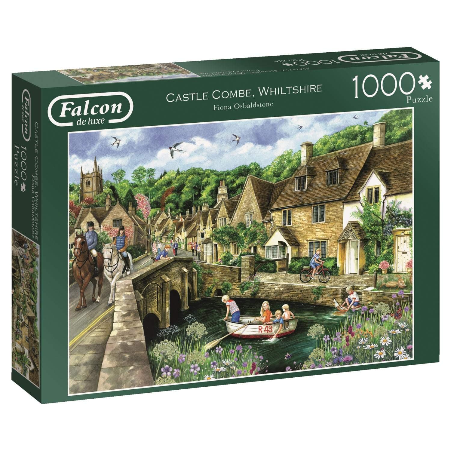 Jumbo 11233 Falcon Deluxe-Castle Combe, Wiltshire 1000 Piece Jigsaw Puzzle
