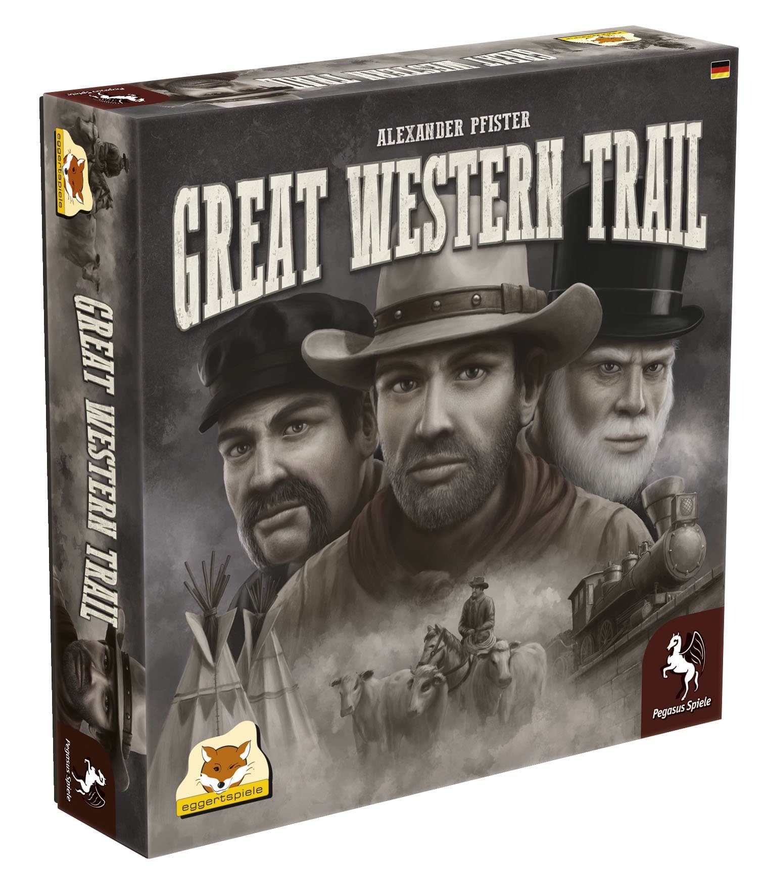 Pegasus Press 54590G "Great Western Trail *Empfohlen Kennerspiel 2017*" Board Game