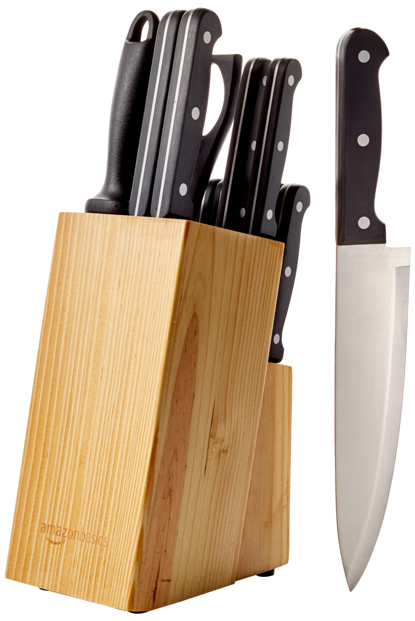 14-Piece Knife Set with Block, Black