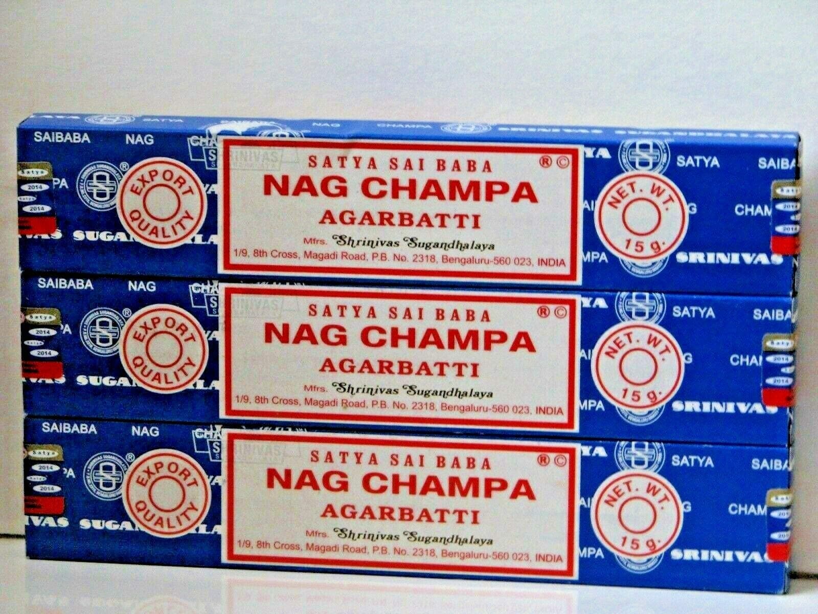 Satya Nag Champa Reiki Power Incense Pack of 3 (15 Grams Each)