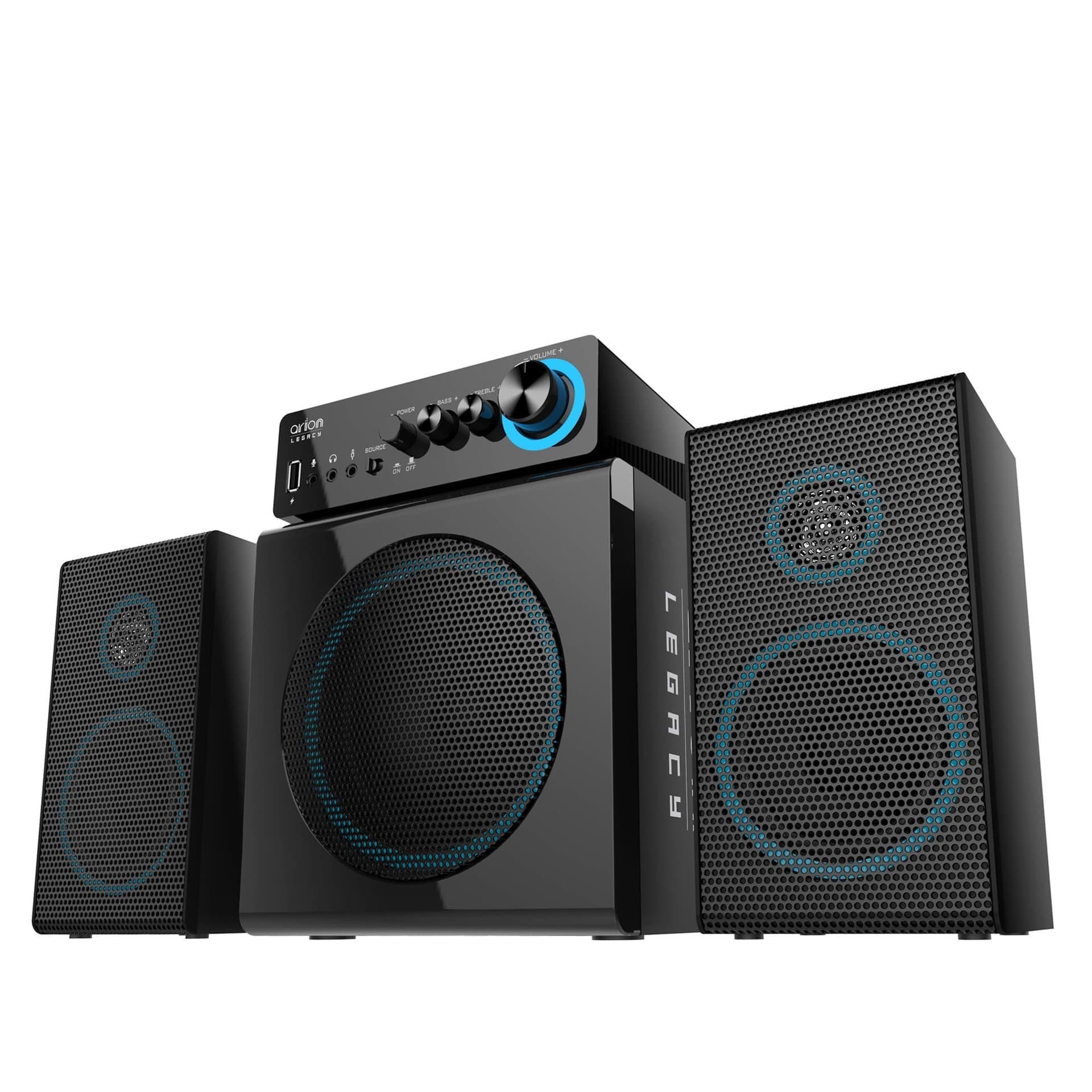 Deep Sonar Arion Legacy 300 Medium Size 2.1 PC Speakers with Subwoofers and Control Box