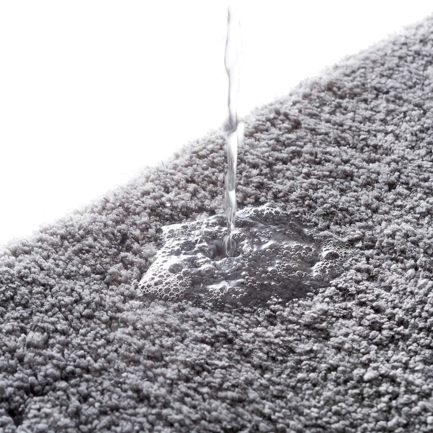 Bathroom Rug Gray Bath Mat Silver Shower Shaggy Floors Extra 24x16 Thick Super Soft Best Absorbent Perfect Absorbant Plush Door Mat Carpet Grey