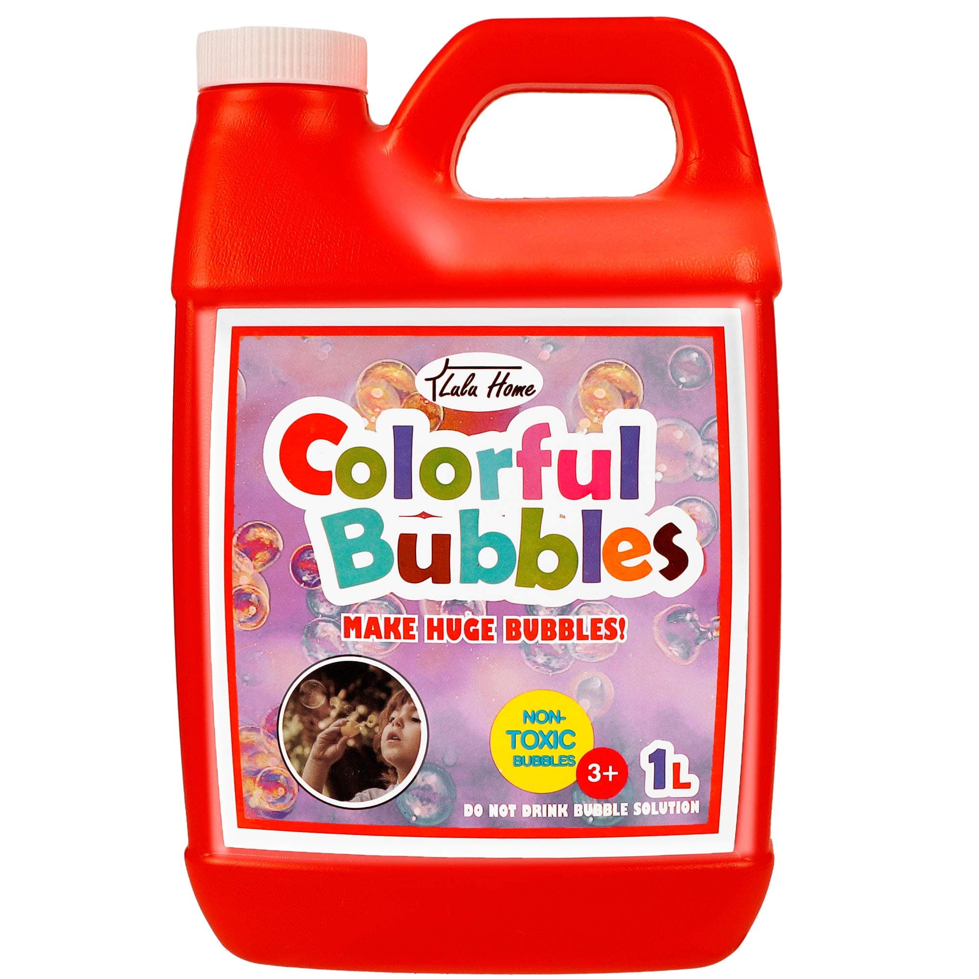 Concentrated Bubble Solution, 1 L/ 33.8 OZ Refill for Kids Bubble Machines, Giant Wands, Blowers - Halloween Party Favors