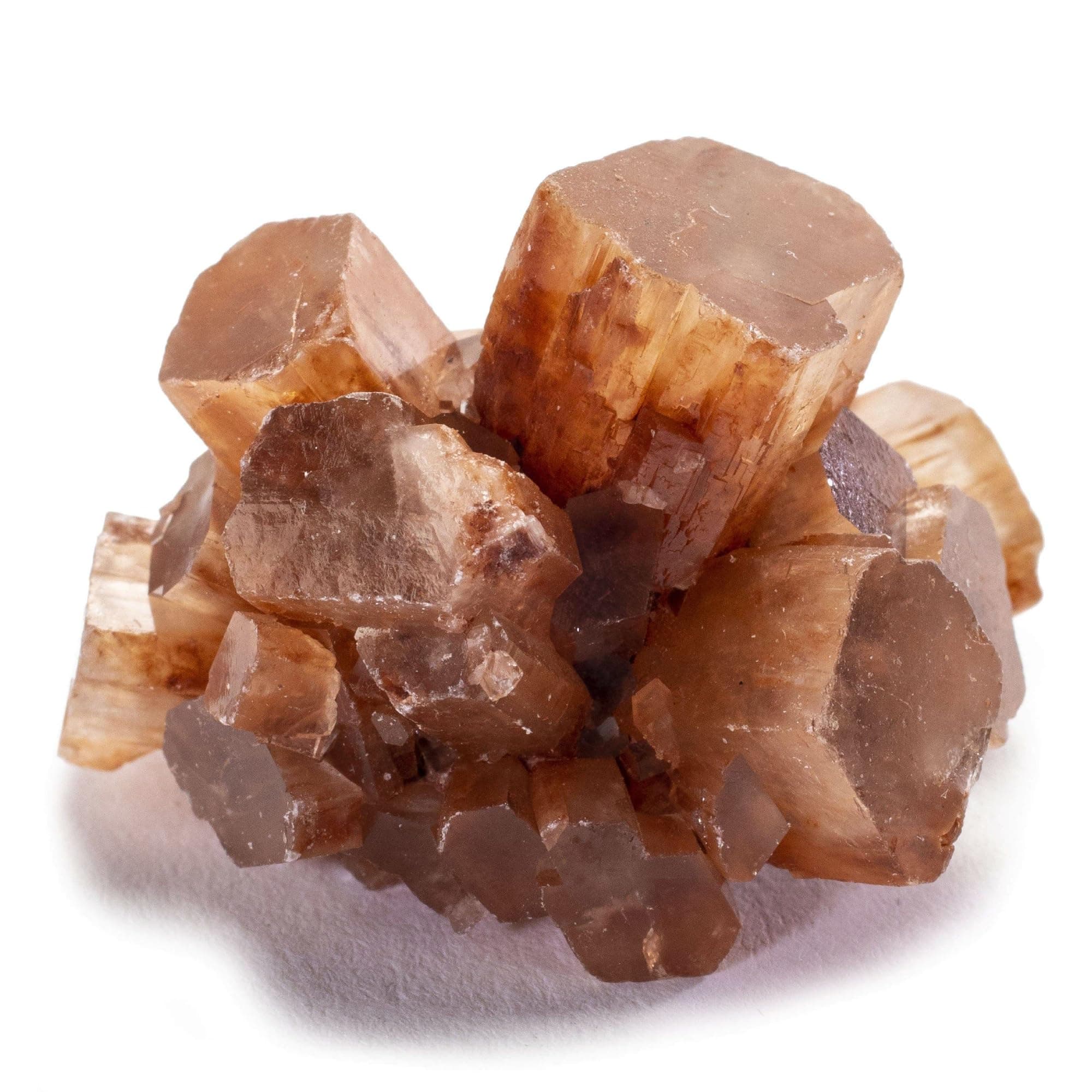KALIFANO Natural Aragonite Cluster - High Energy Reiki Crystal Star Aragonito with Healing Properties - Information Card Included (Family Owned and Operated)