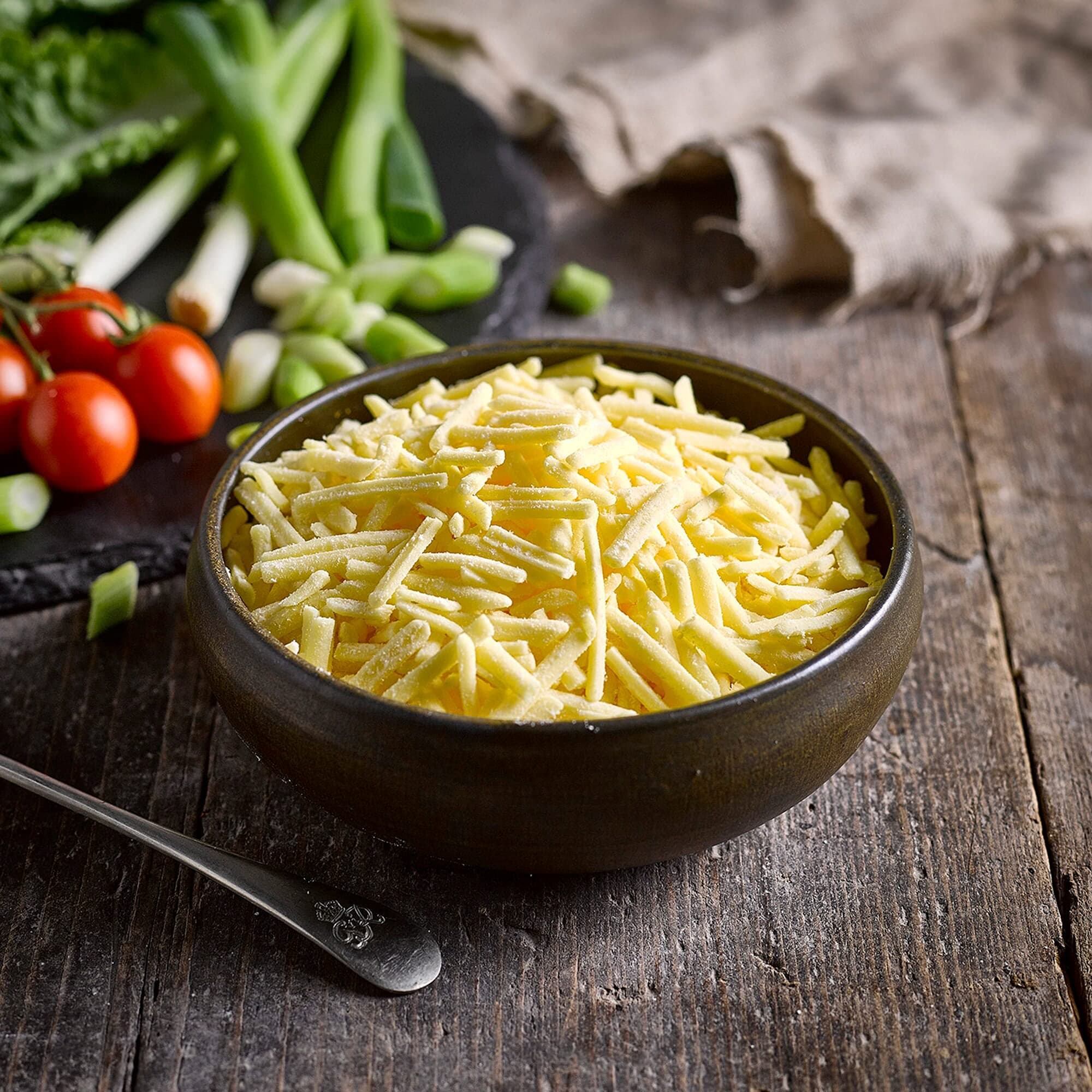 PlantNation Grated White Vegan Cheese - 10x1kg