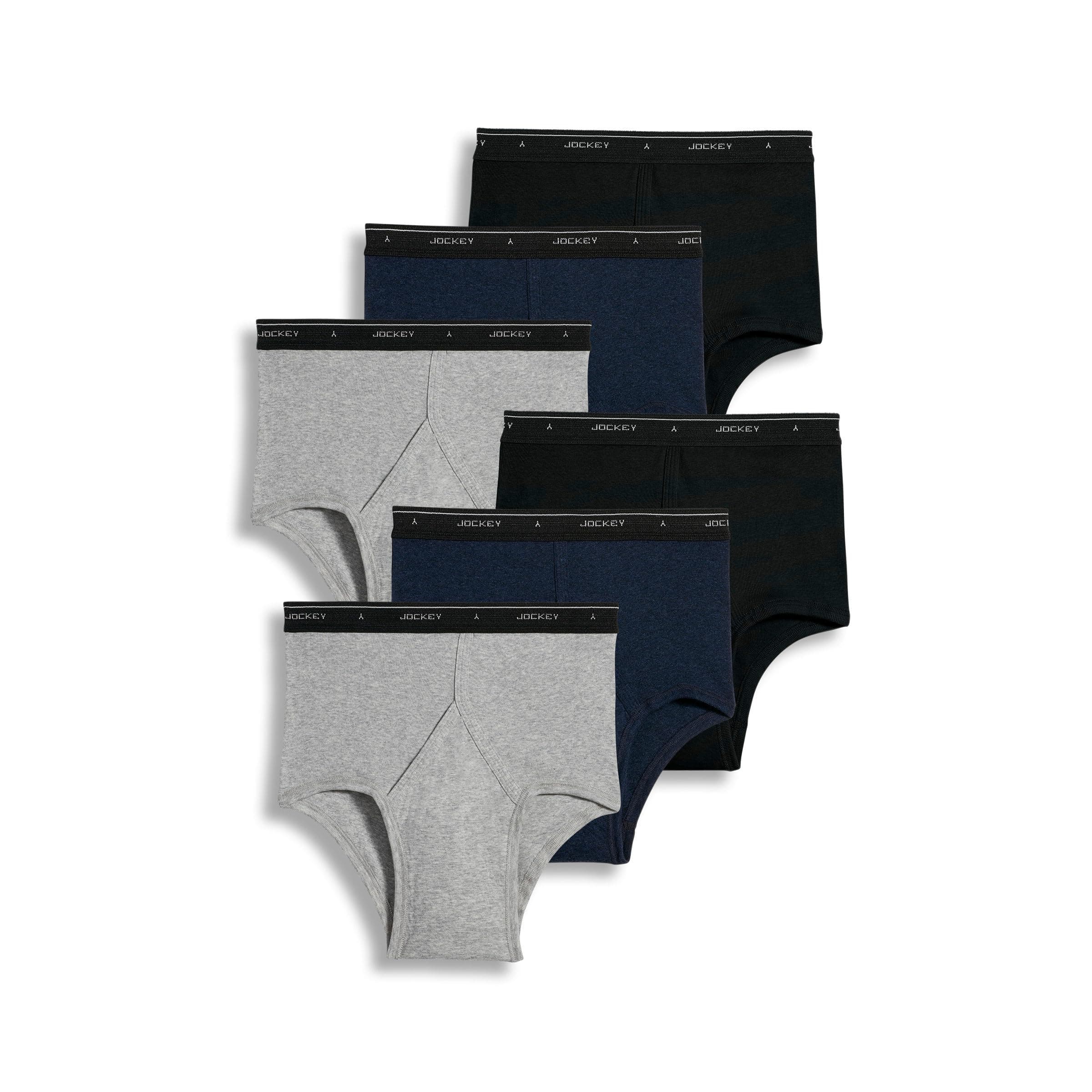 Jockey Mens Underwear Briefs - Classic Full Rise Design, Pack of 6 - Authentic Mens Underwear for Comfort and Quality