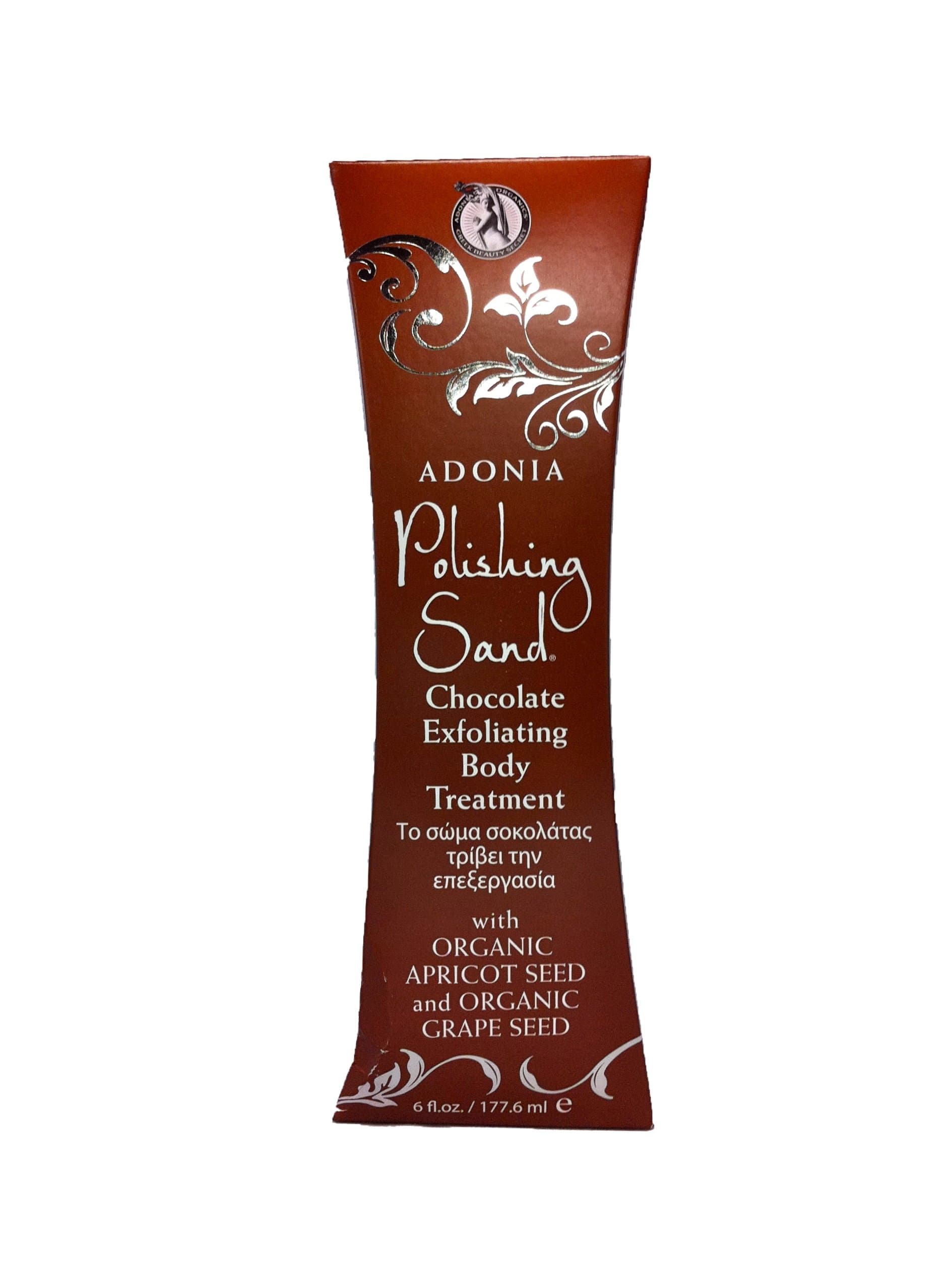 Adonia Polishing Sand Chocolate Exfoliating Body Treatment 6 oz.