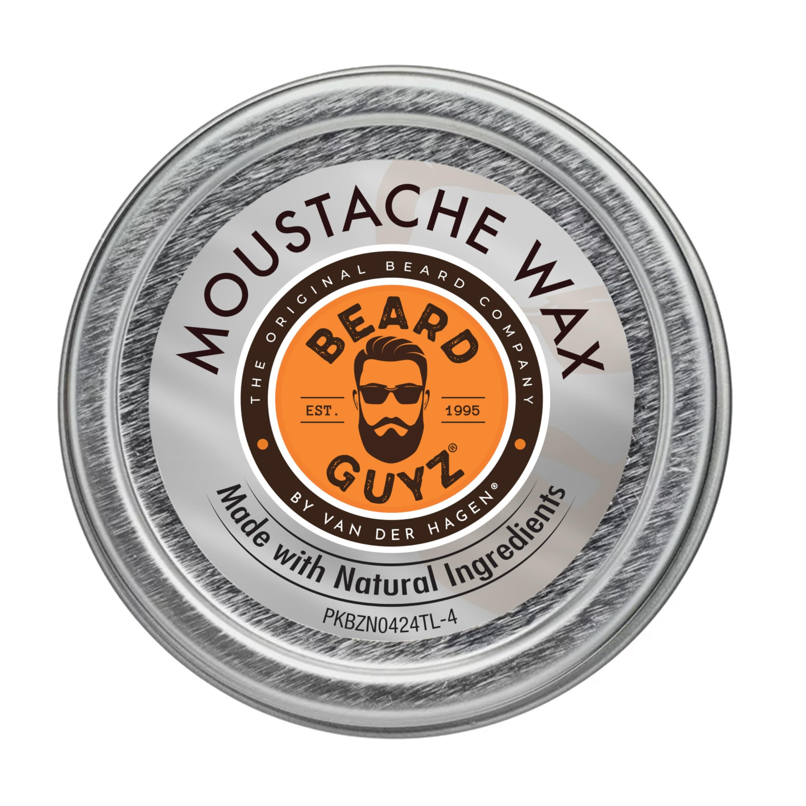 Beard Guyz Moustache Wax – Strong Hold Styling for Mustache & Facial Hair – Natural Beeswax & Carnauba Wax Grooming Balm for Sculpting, Shaping & Conditioning – 1 oz