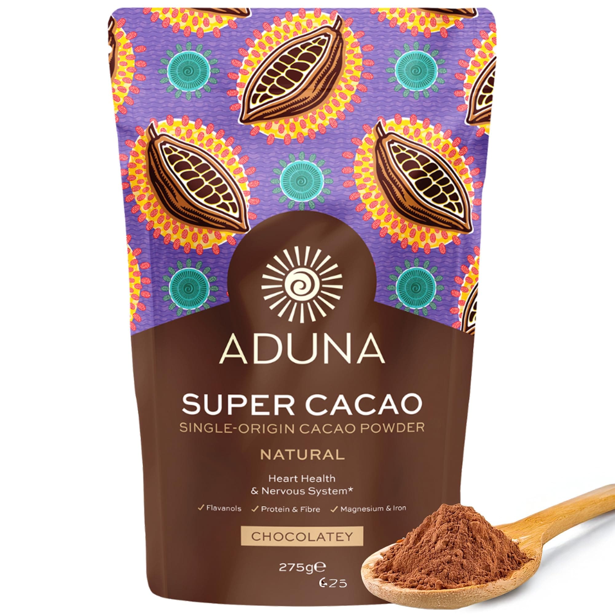 ADUNA Super Cacao Powder 9.8 oz (275 g)