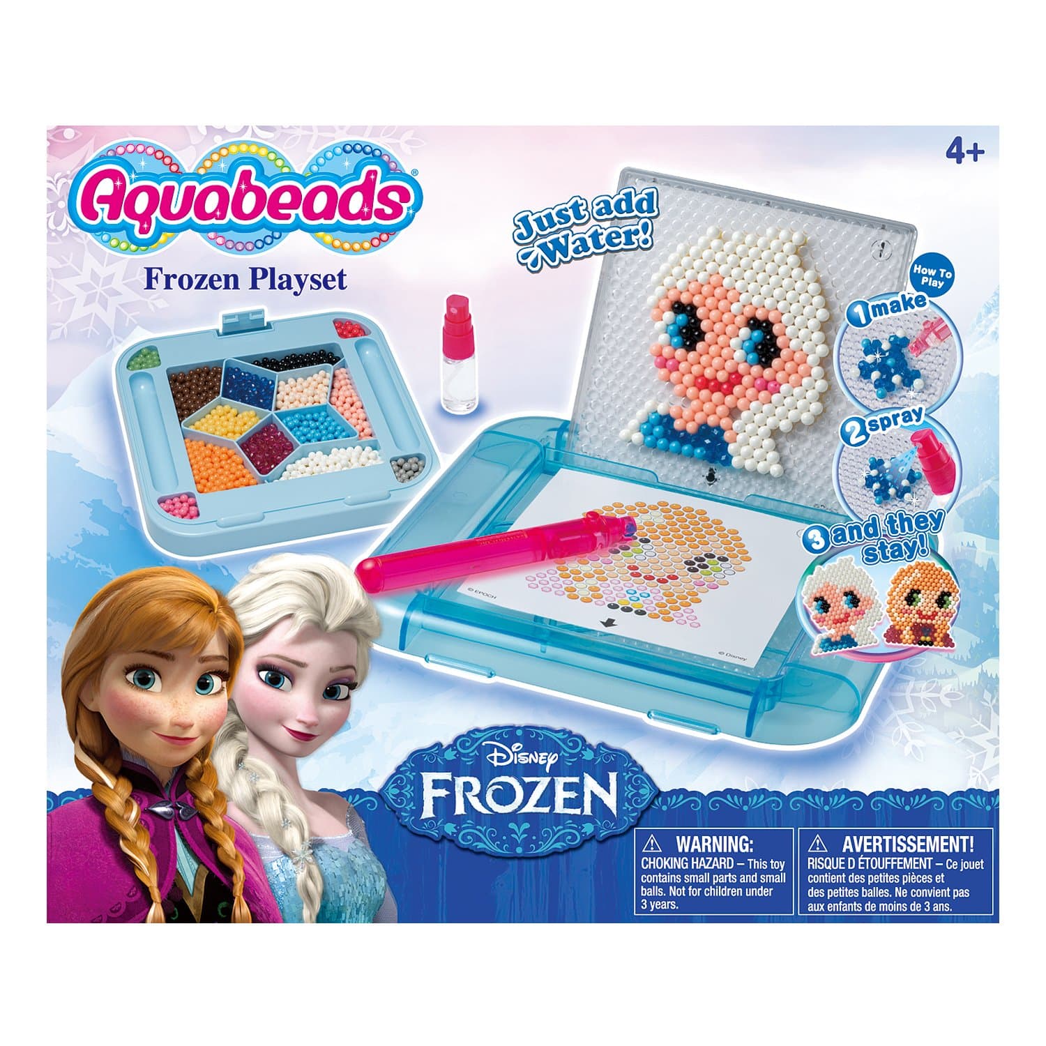 Disney Frozen AB65125 AquaBeads Frozen Playset - Elsa Anna and Olaf