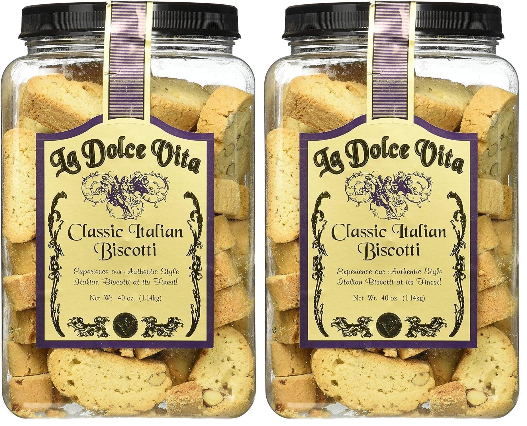 Classic Italian Biscotti Almond, 40 Ounce (Pack of 2)