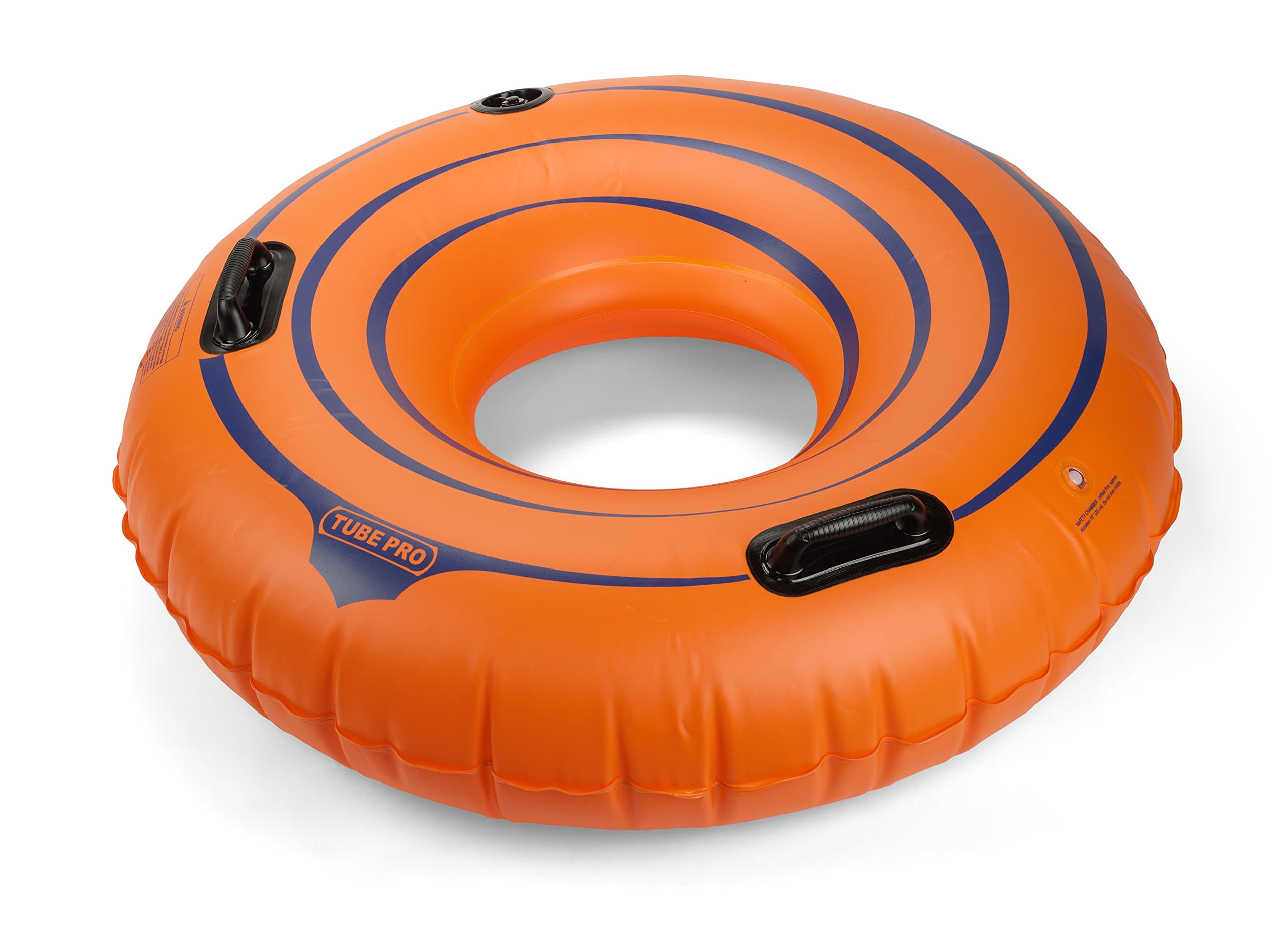 Orange 48" Premium River Tube with Handles- Heavy Duty, Commercial Grade