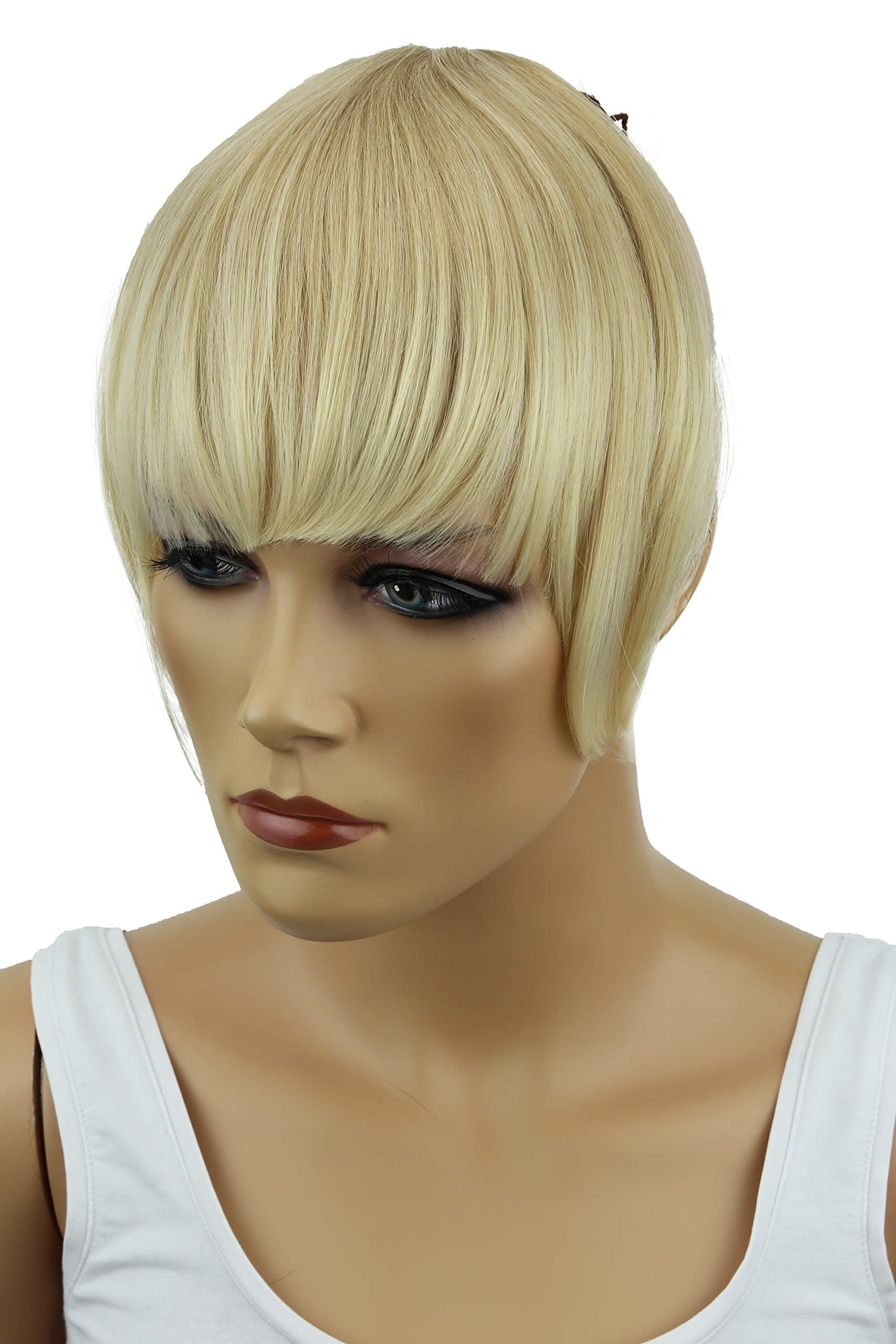 CAISHA by PRETTYSHOP Bangs Clip In Extensions Fringe Hairpiece Extension Light Blonde Mix HF11-2