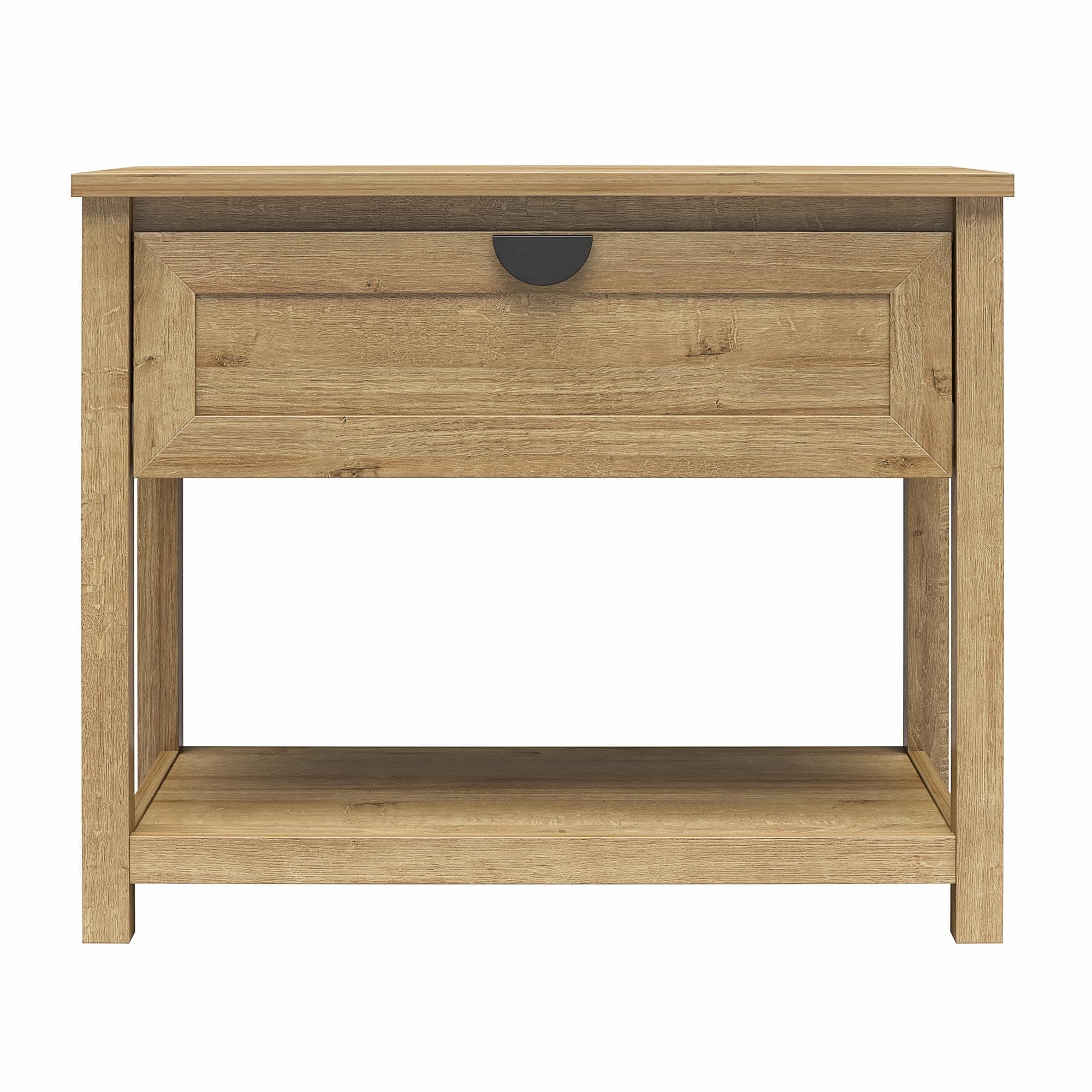 Mr. Kate Primrose Wide 1 Drawer Nightstand with Open Shelf, Natural