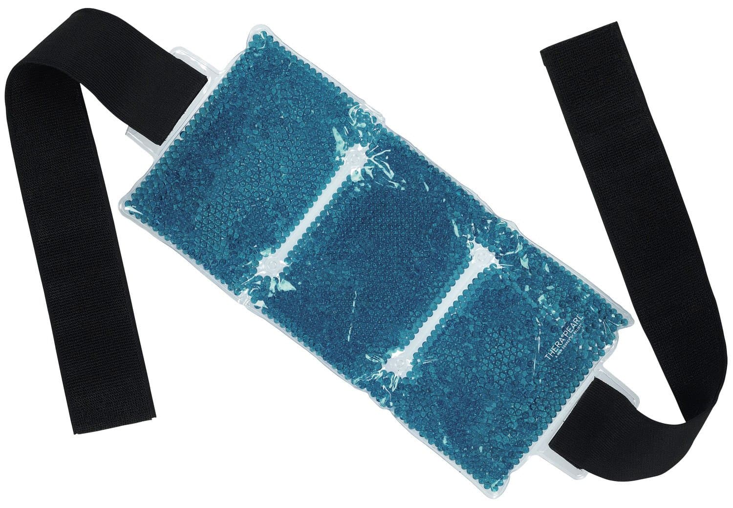 TheraPearl Color Changing Hot Cold Pack - Reusable Wrap with Strap & Gel Beads, Ice Bag for Lower Back Pain Relief, Non Toxic Flexible Hot & Cold Compress for Swelling, Sports Injuries