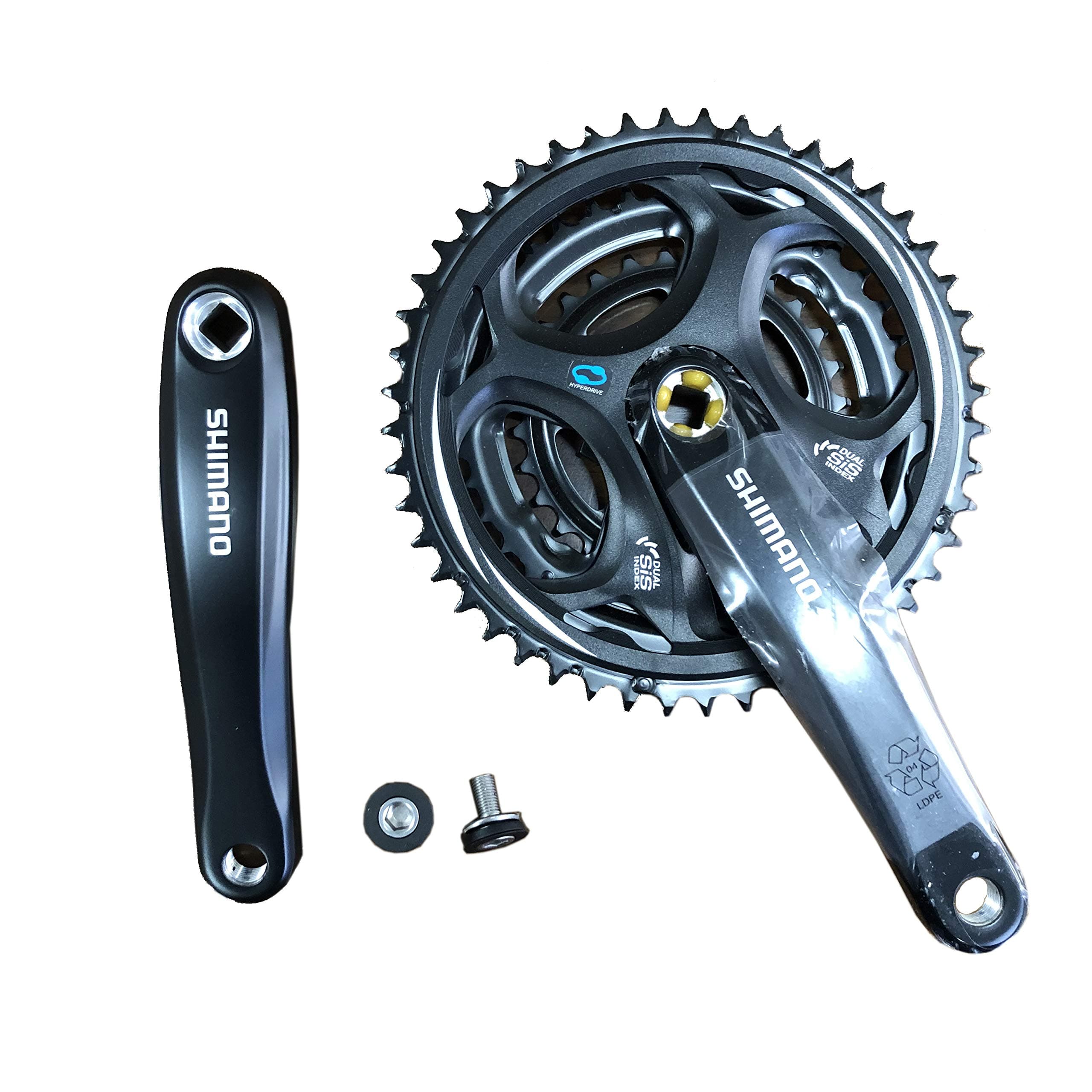 SHIMANO Crank Chainset M311 48/38/28 BK 170mm