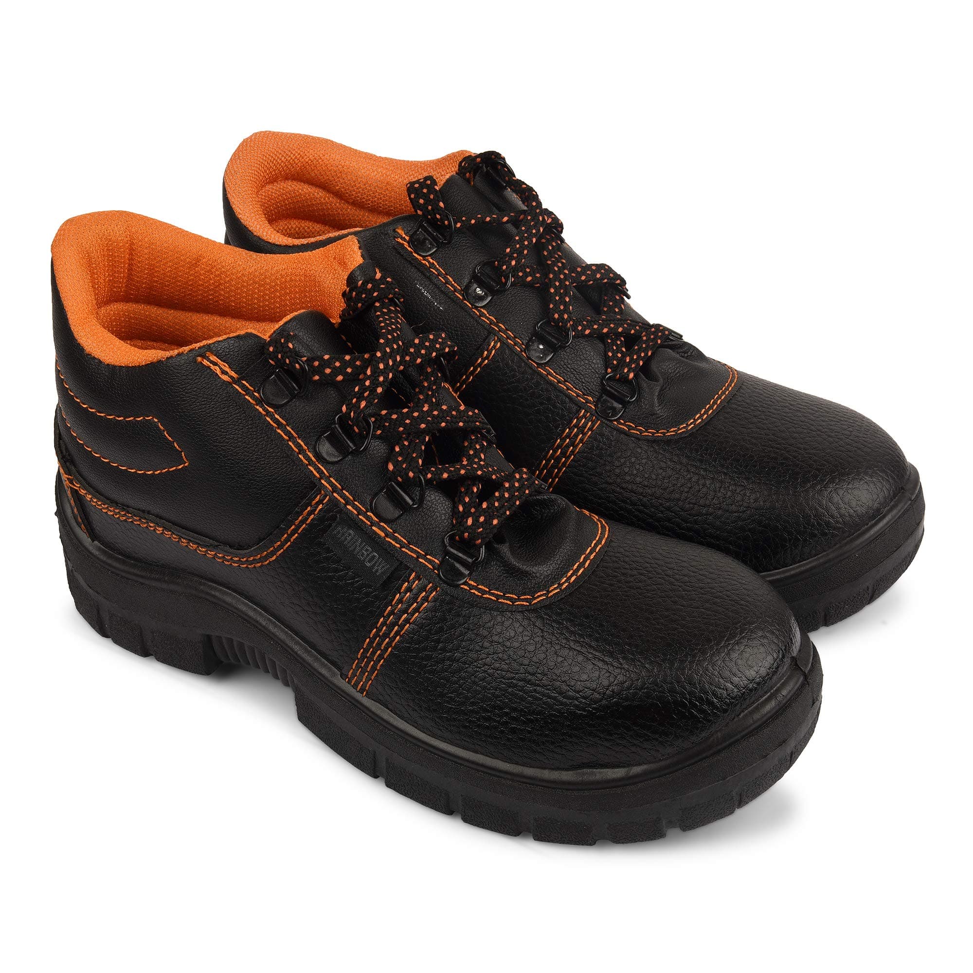 Aktion Safety Synthetic Leather Shoes RA-704 - Size 6, Black