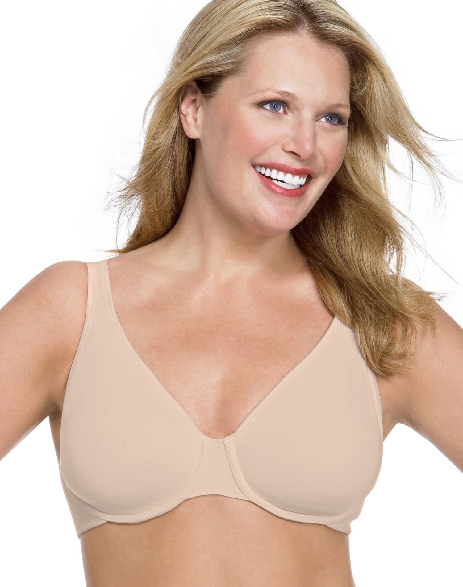 Playtex All Over Support Women`s Seamless Cotton Underwire Bra