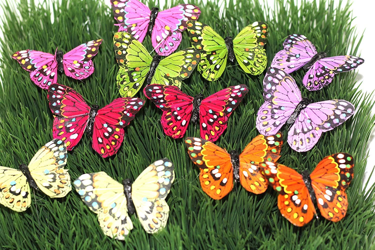 Artificial Feather Butterfly (3'' Mix)