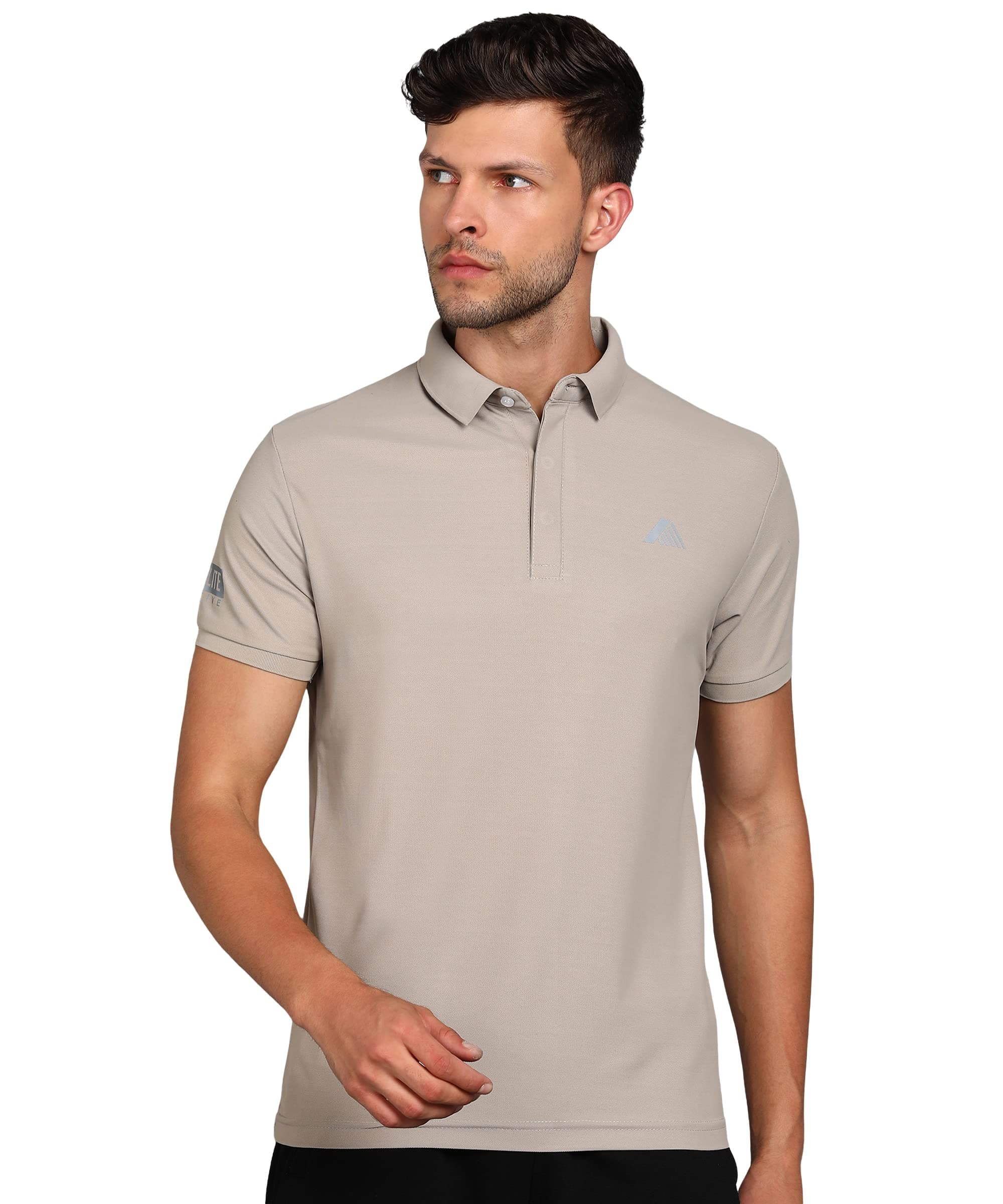 Alan Jones ClothingMen's Cotton Slim Fit Polo T-Shirt