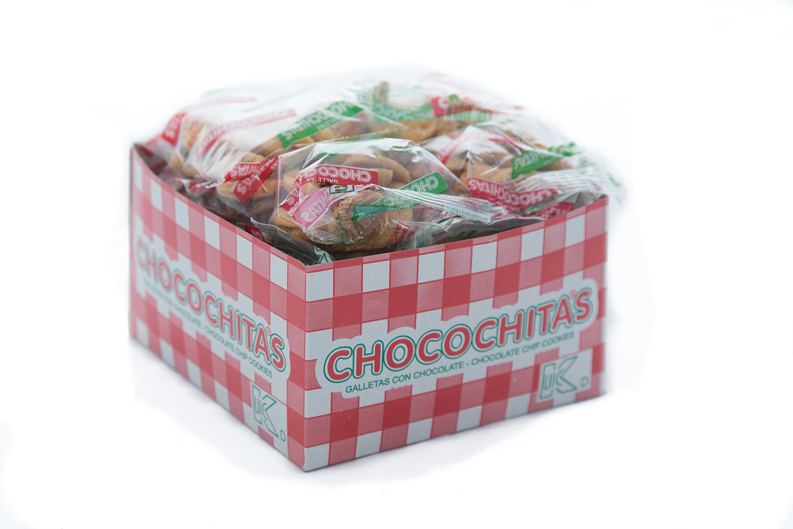 Chocochitas, the Best Venezuelan Chocolate Chip Cookie. Box with 16 units