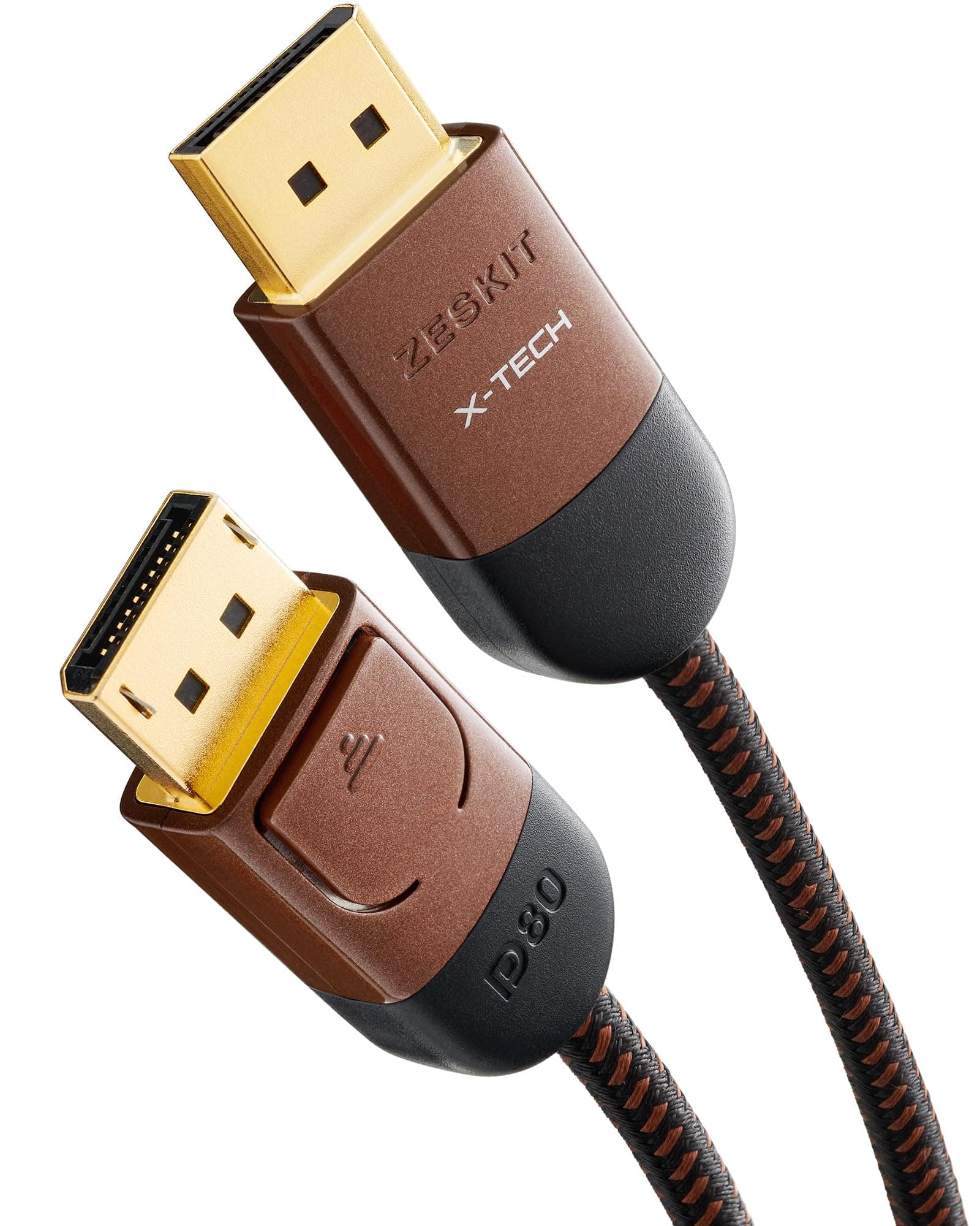 X-Tech VESA Certified DisplayPort 2.1 Cable DP80 80Gpbs, 3ft