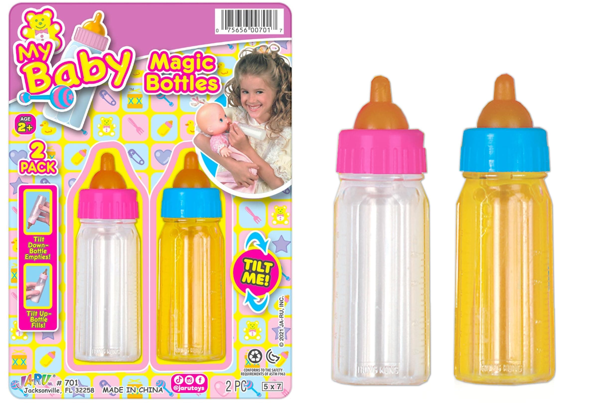 Ja-ru Magic Bottle (1x1oz),for Baby,multicolor