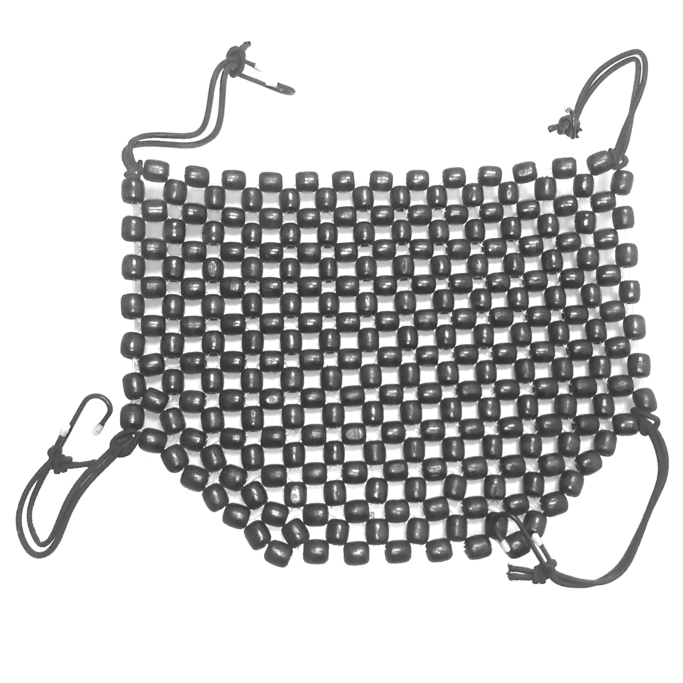 Wood Beaded seat Cover 11" D x 15" W for Motorcycle seat