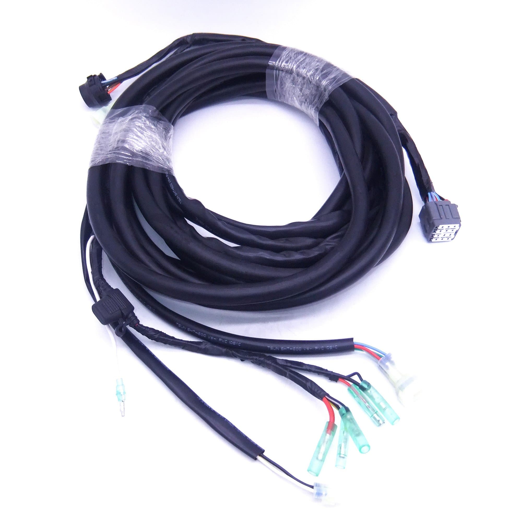 SouthMarine 36620-93J02 Main Wiring Harness for Suzuki Outboard Motor Remote Control Box with PTT 8Pins 6.9m/22.6ft
