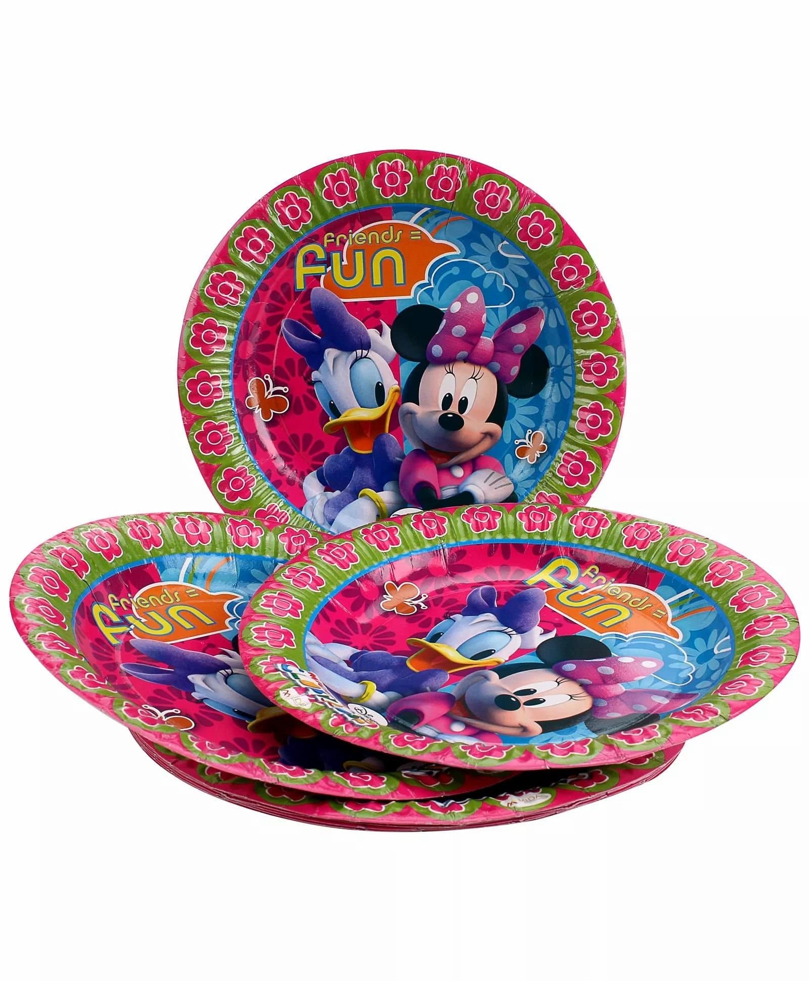 Minnie Club House Theme 9" Paper Plate, (10pcs/Pack)