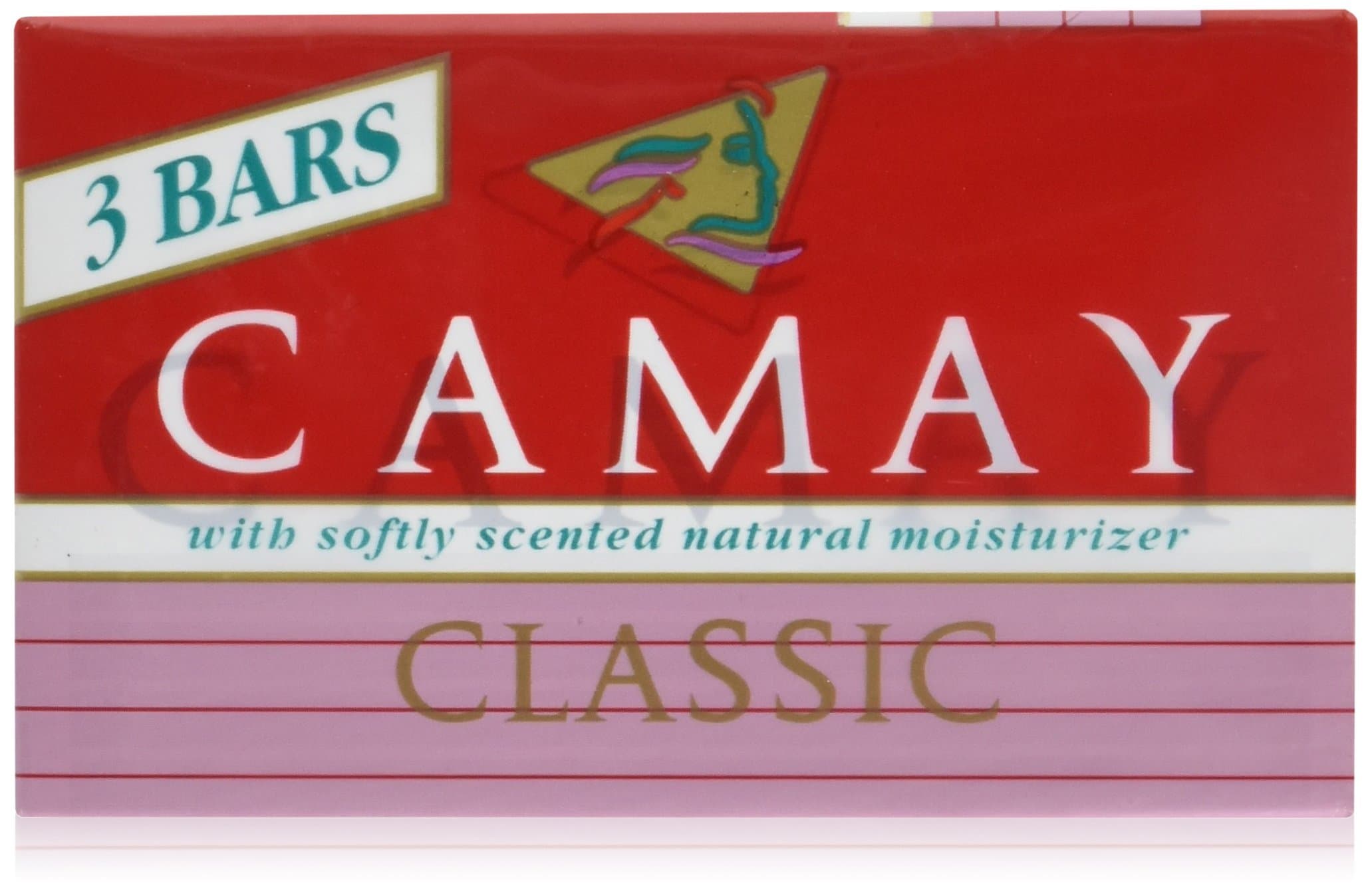 Camay Classic 3 Bath Bars Per Package * With Softly Scented Natural Moisturizer