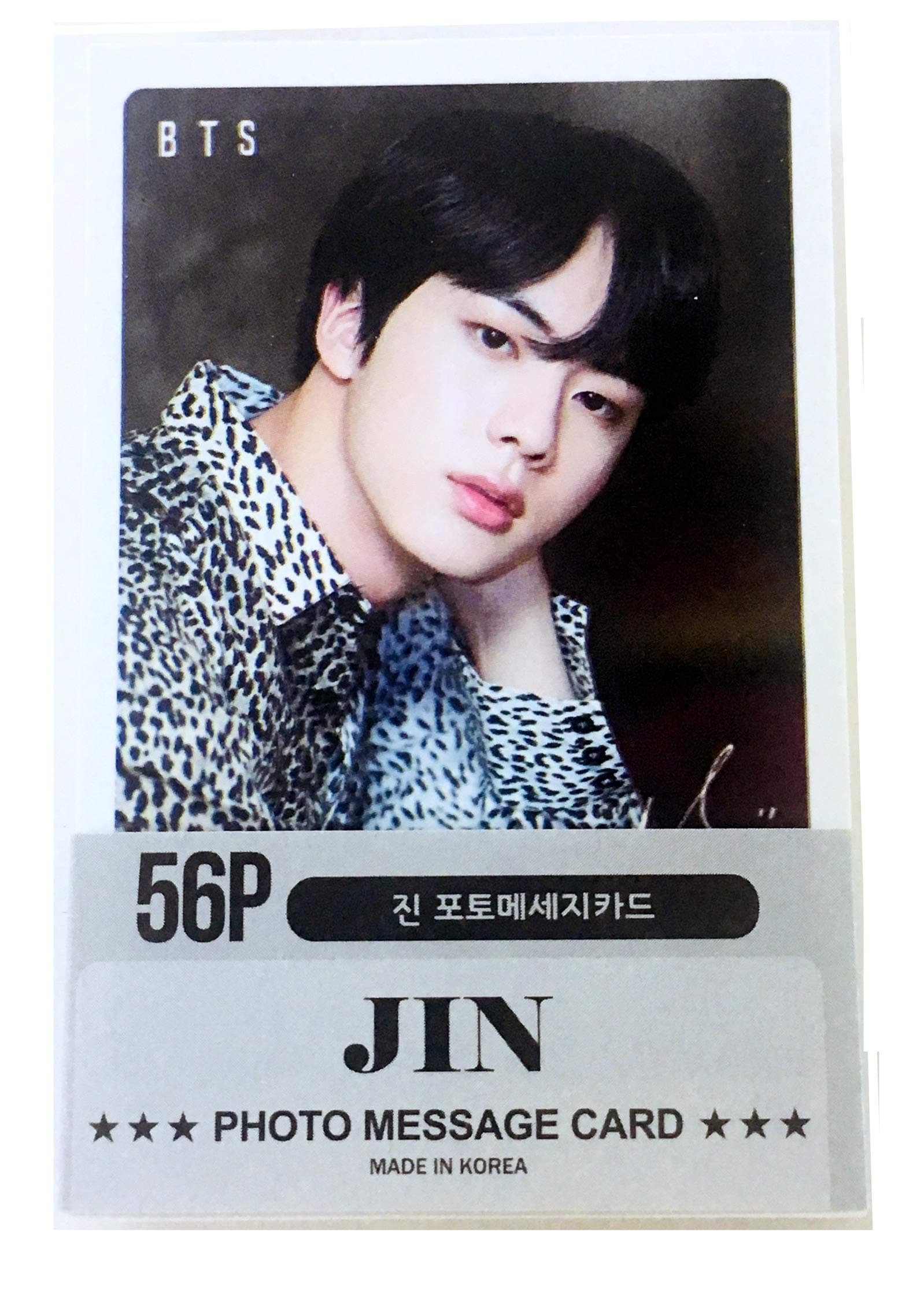 BTS Message Photocards 56pcs Brand-New version (JIN)