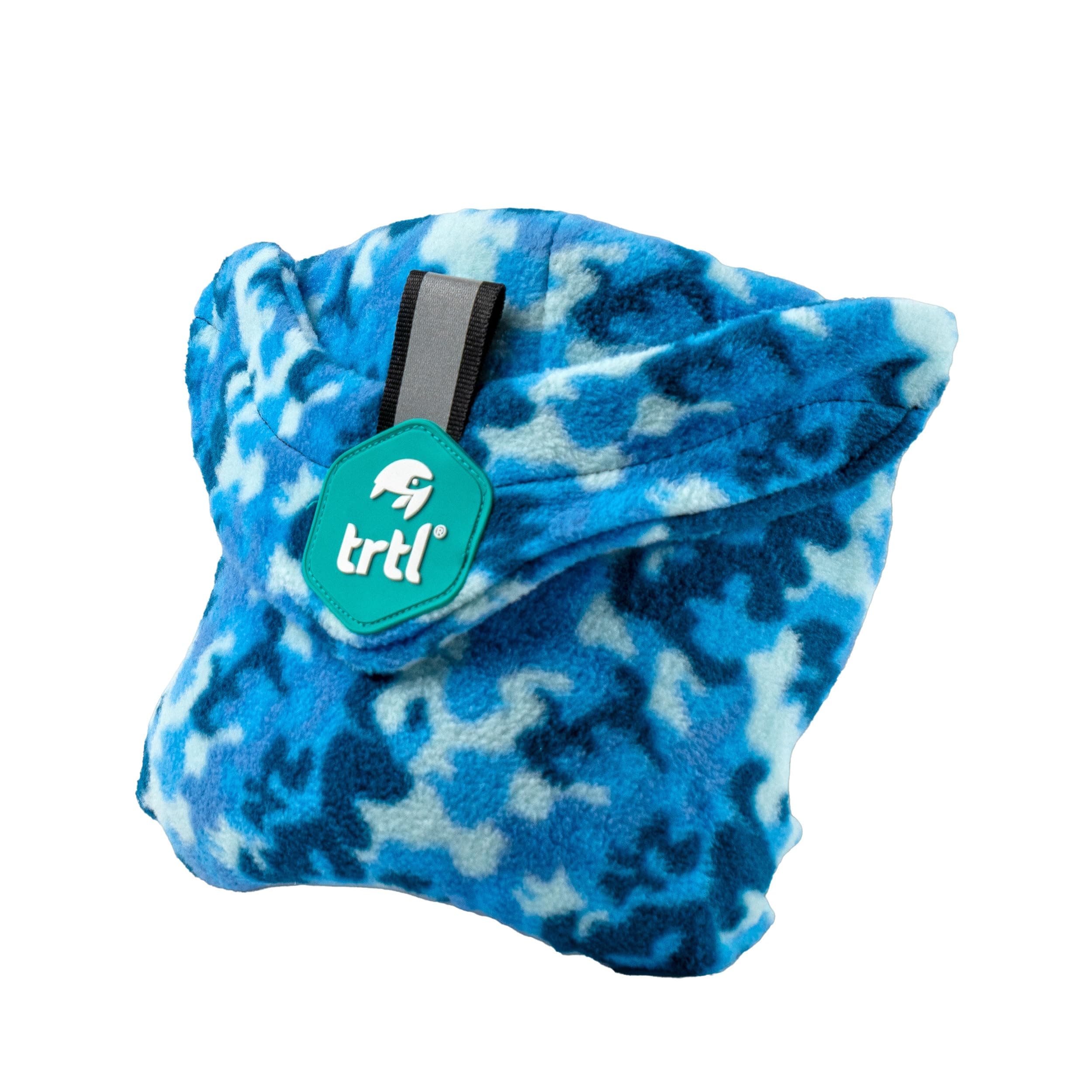 trtlPillow Junior - Kids Travel Pillow - With Built-in Head and Neck Support - Comfortable Kids Neck Pillow for Traveling - Compact and Machine-Washable - Sea Camo