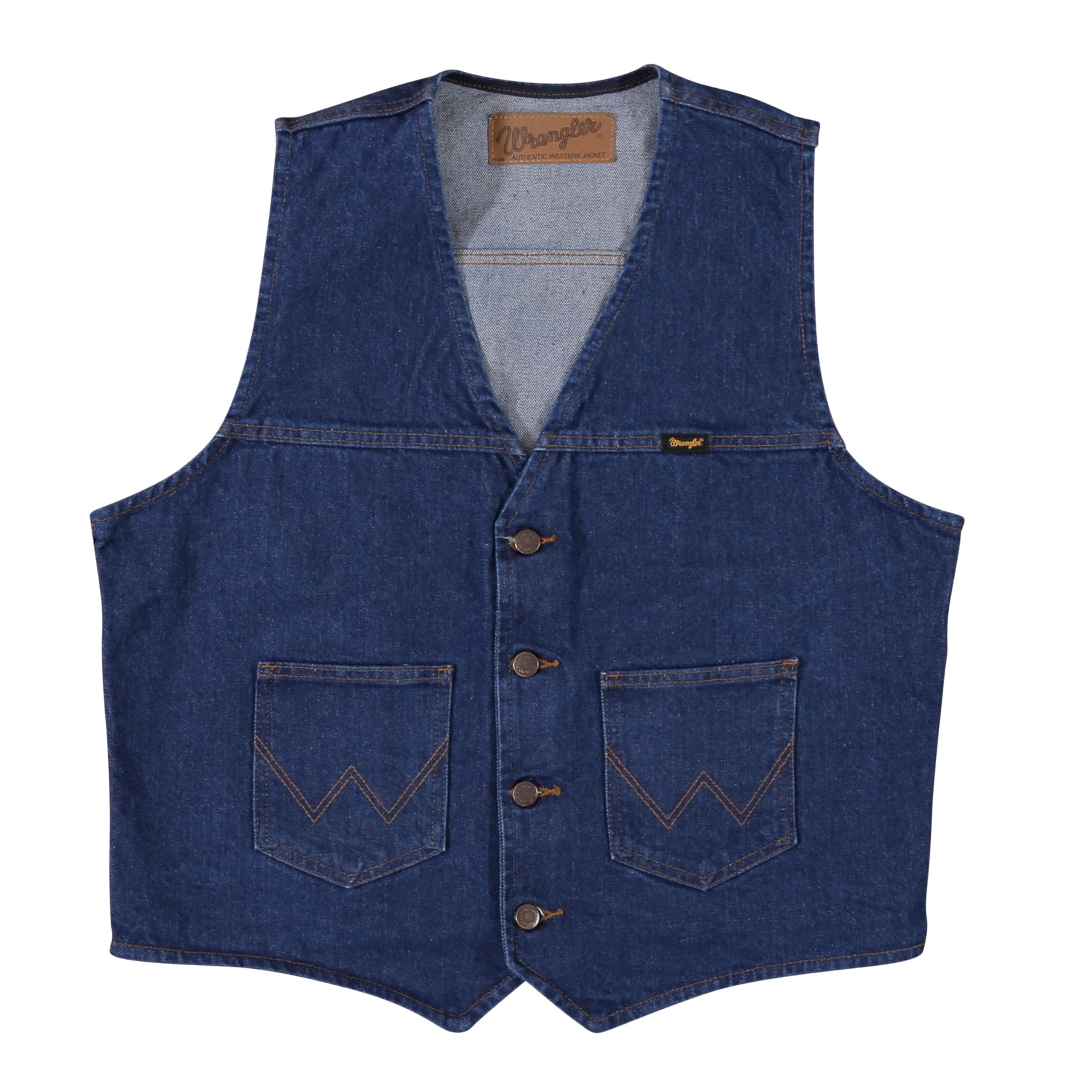 Men's Unlined Denim Vest