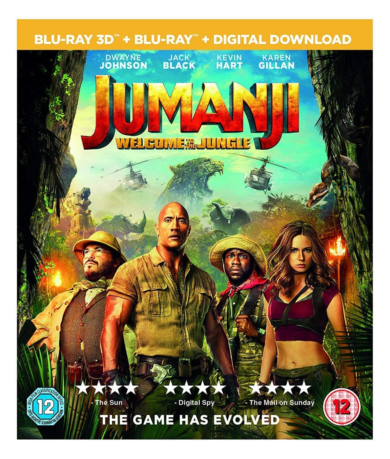 Jumanji: Welcome to the Jungle [Blu-ray] [Region B] [2017]