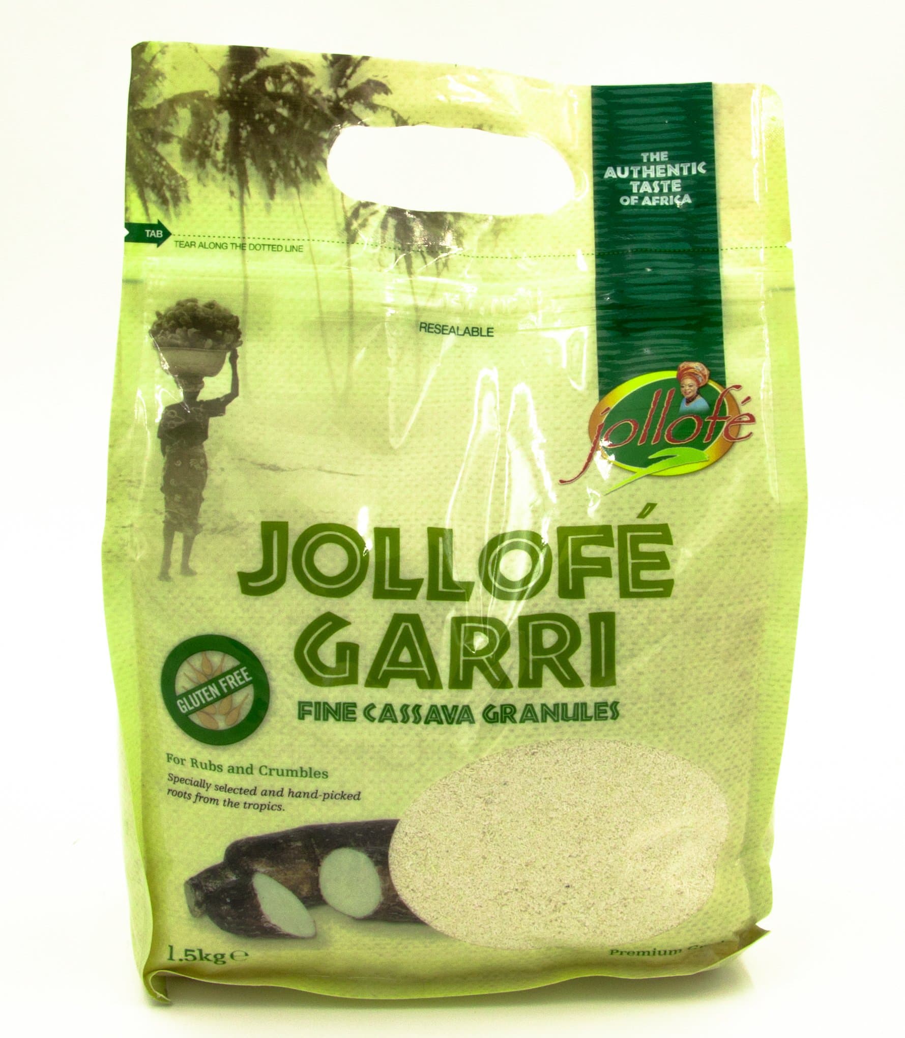 Garri (Fine Cassava Granules) 2 x 1.5KG (Gluten Free