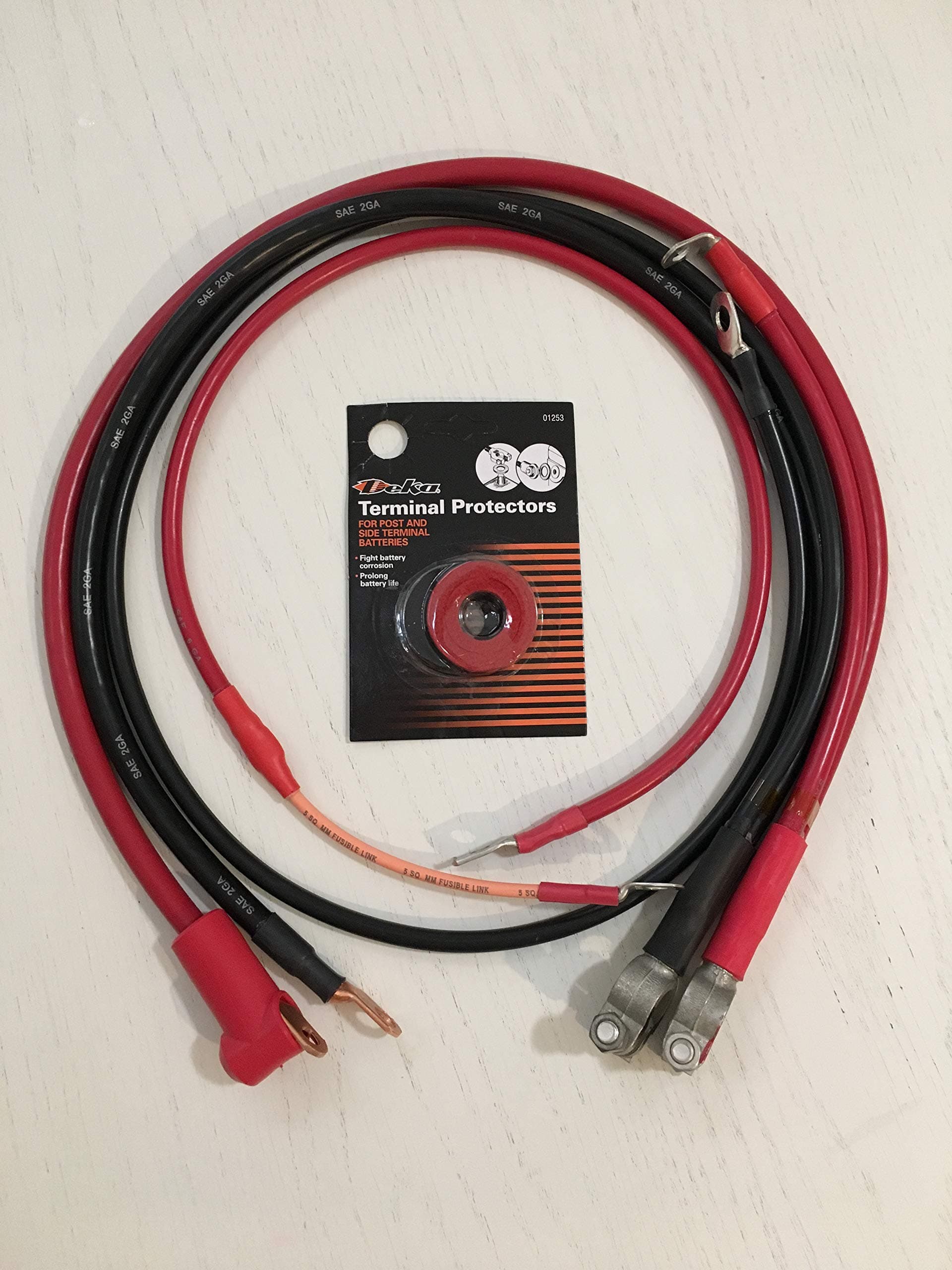 battery cables for 1998-2006 Jeep Wrangler TJ 6-cylinder 4.0L 2 gauge. Big 3 kit. pn 145