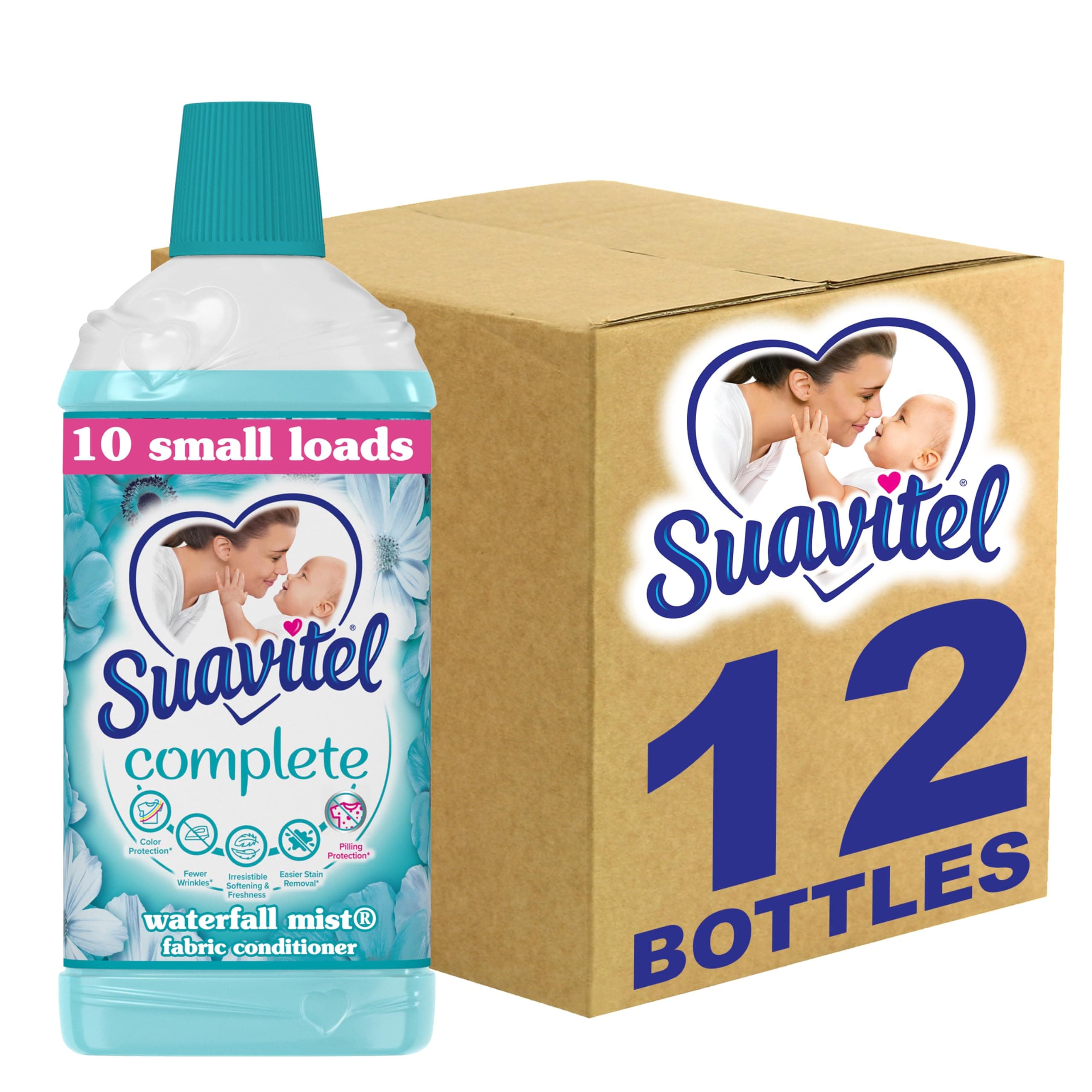 Complete Fabric Conditioner, Waterfall Mist, 10.5 oz (Pack of 12)