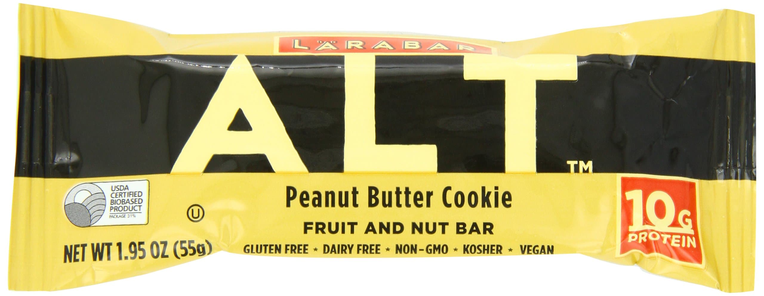 Larabar ALT Bar, Peanut Butter Cookie, 1.95 Ounce (Pack of 15)